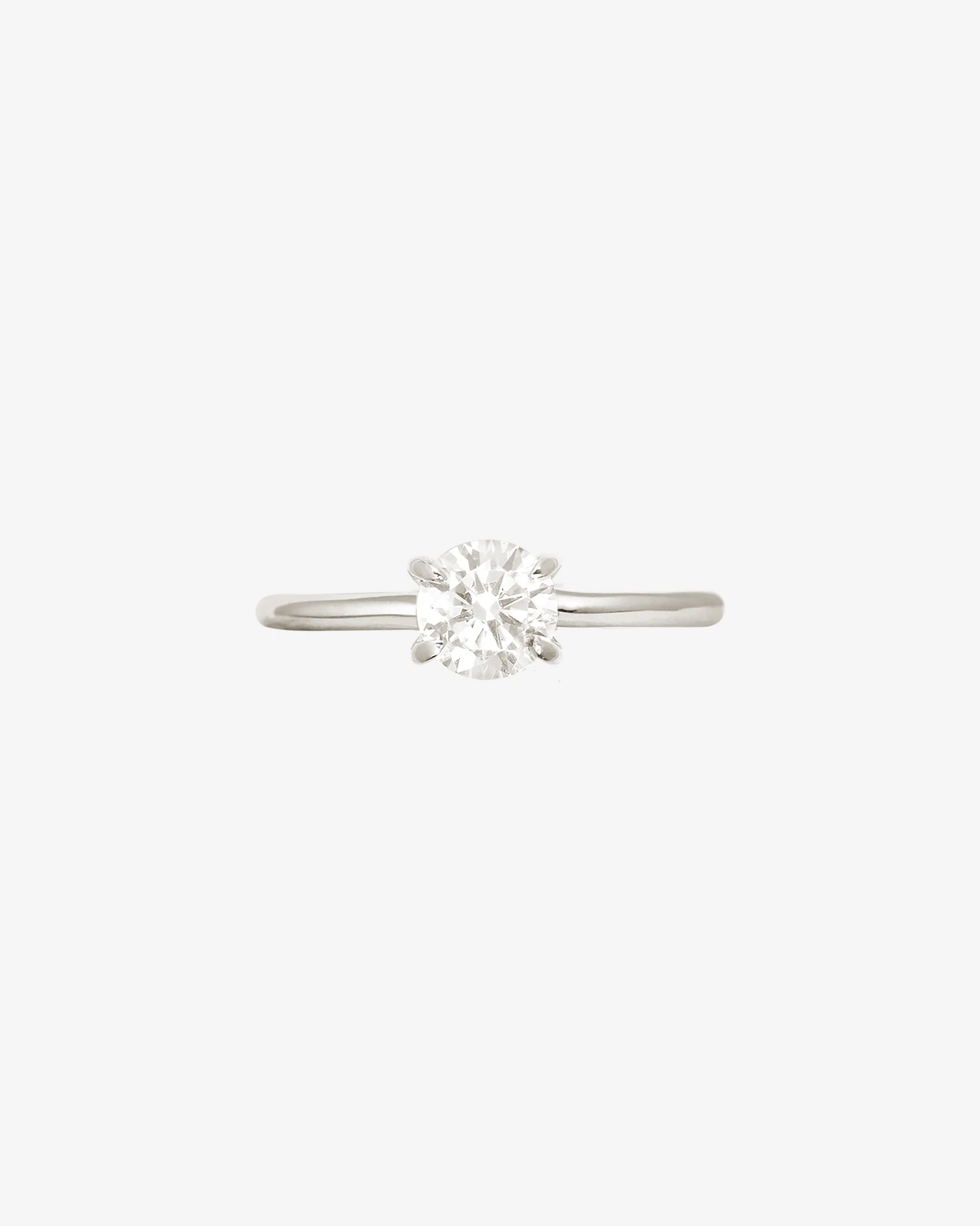Adama Round Ring Solitaire Diamond Platinum - Image 3