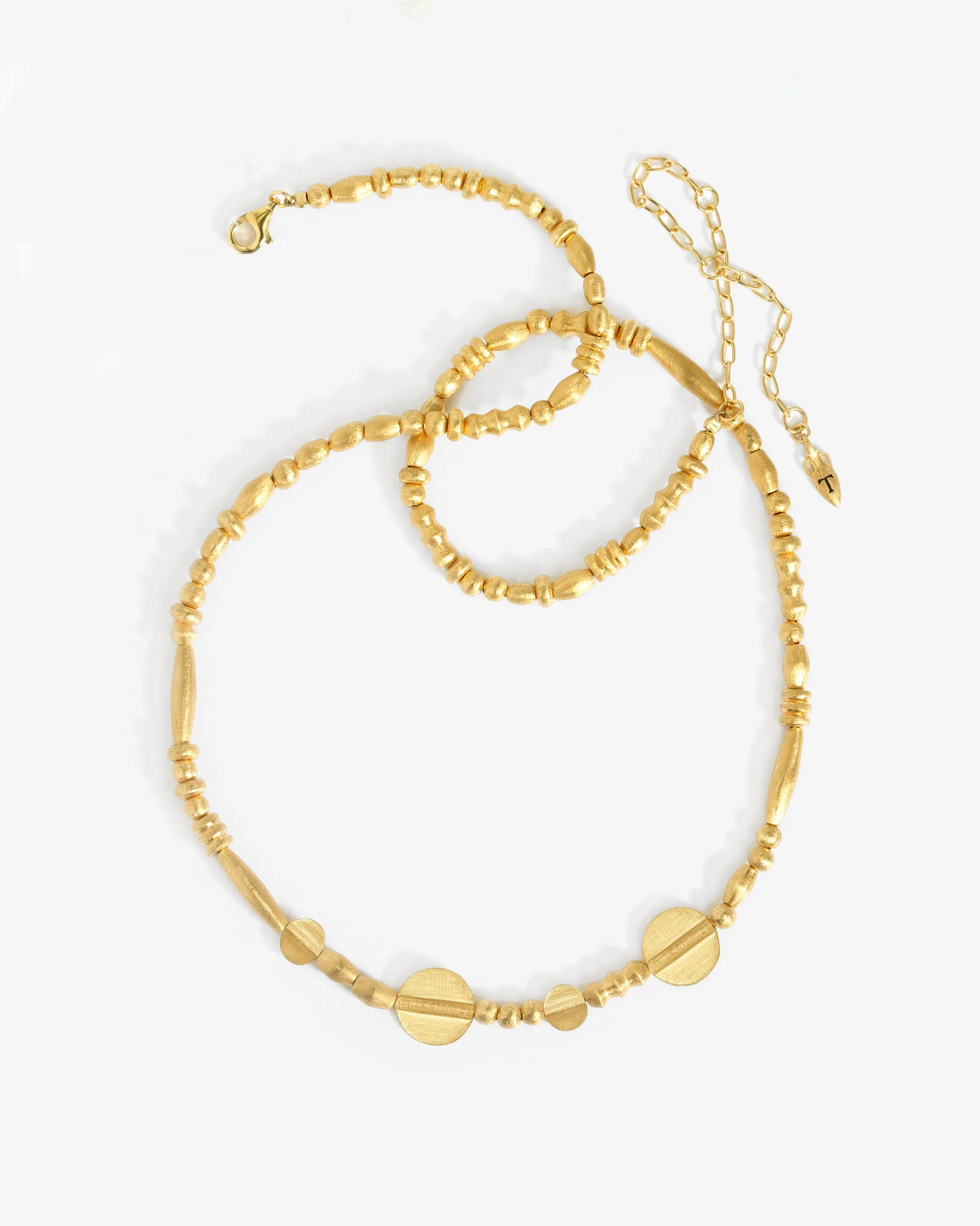 Aegean Disc Necklace Gold Vermeil - Image 4