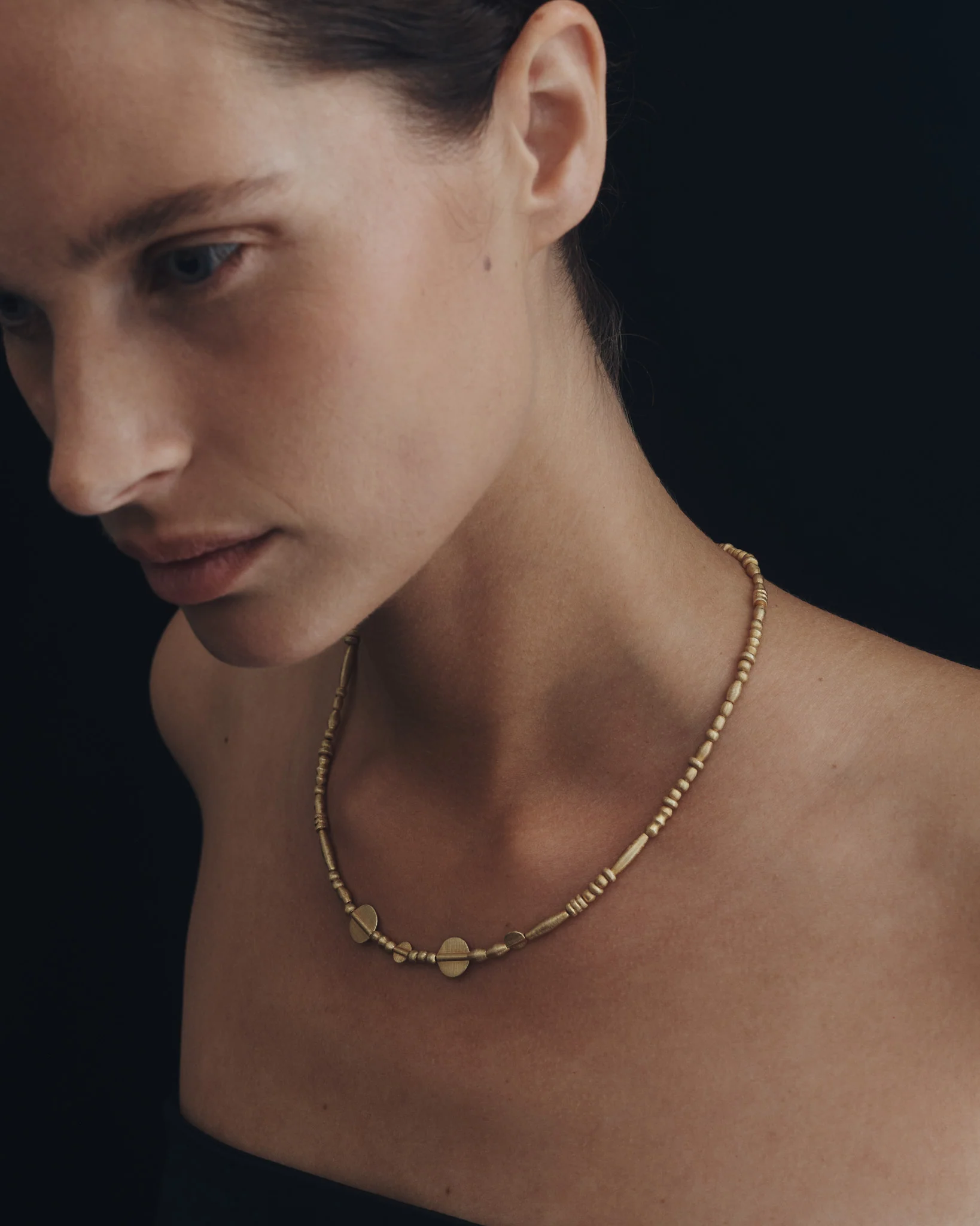 Aegean Disc Necklace Gold Vermeil - Image 5