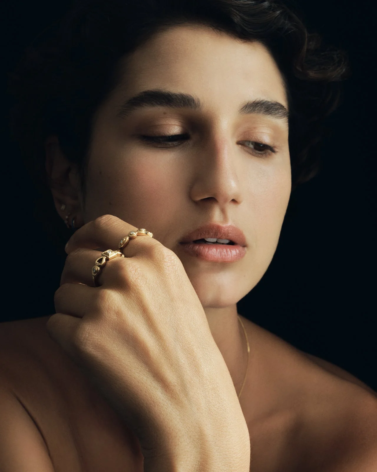 Alara Ring White Diamond Solid Gold - Image 4