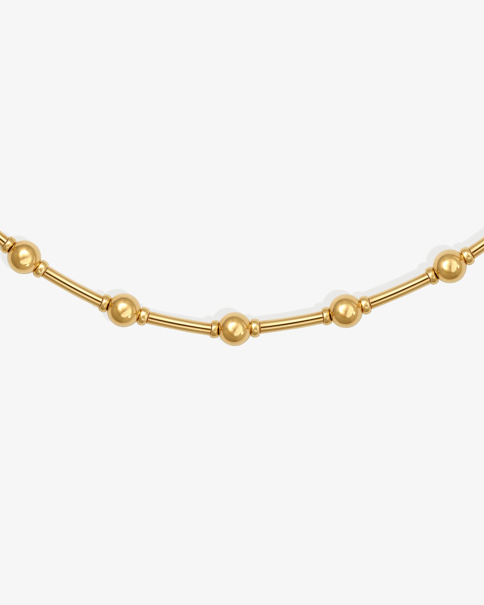 Alba Beaded Collar Gold Vermeil