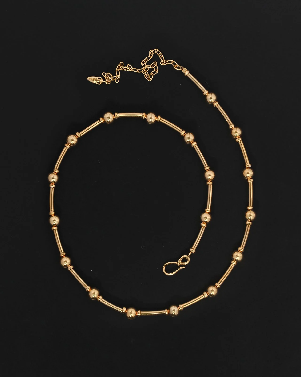Alba Beaded Collar Gold Vermeil - Image 4