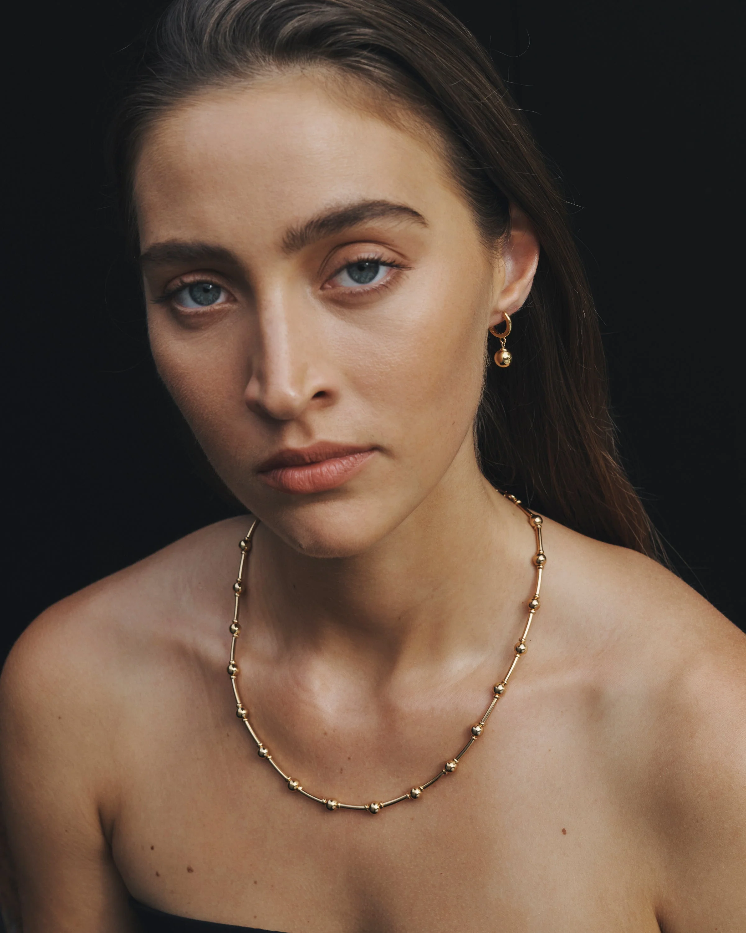 Alba Beaded Collar Gold Vermeil - Image 5