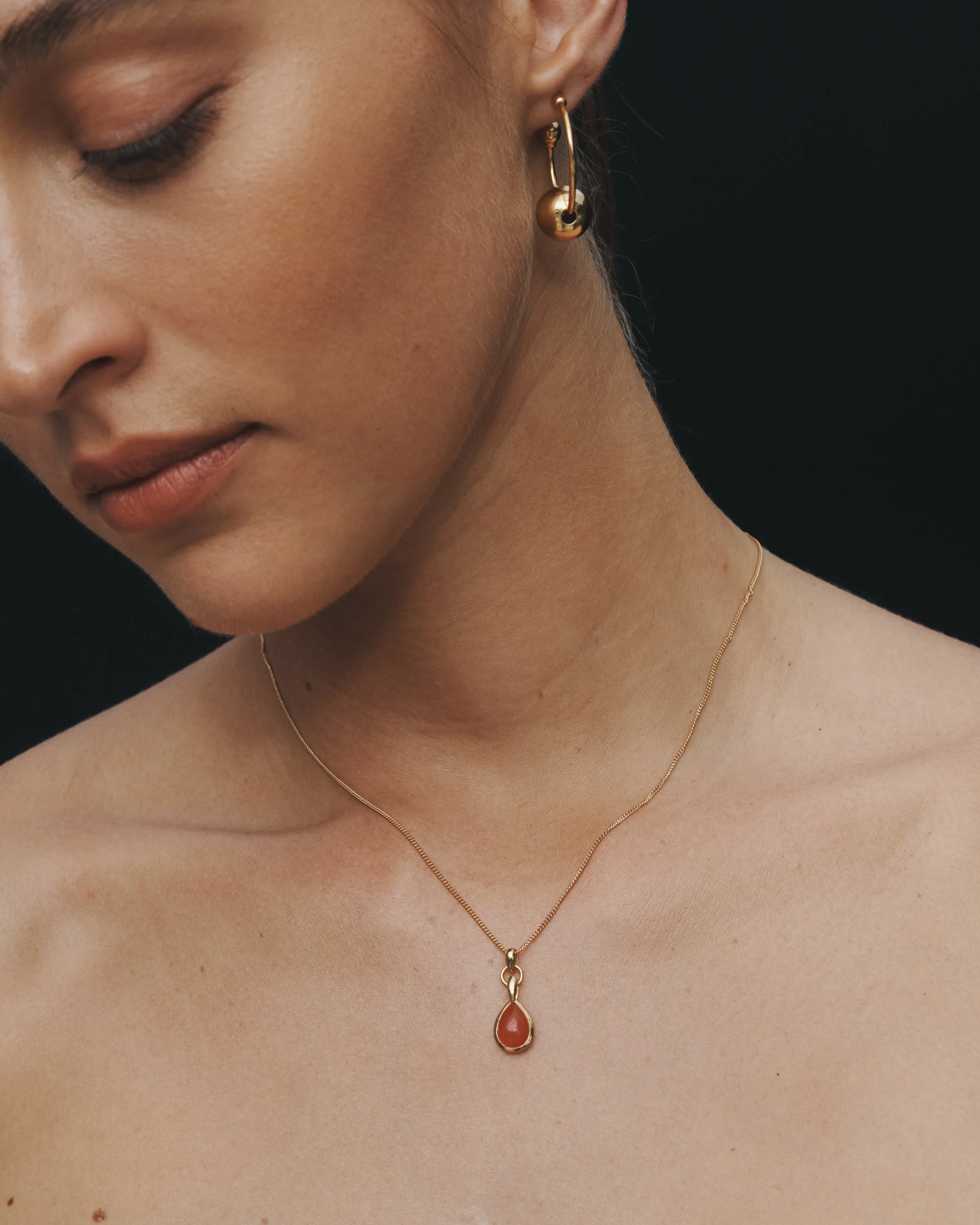 Alba Hoops Medium Gold Vermeil - Image 3