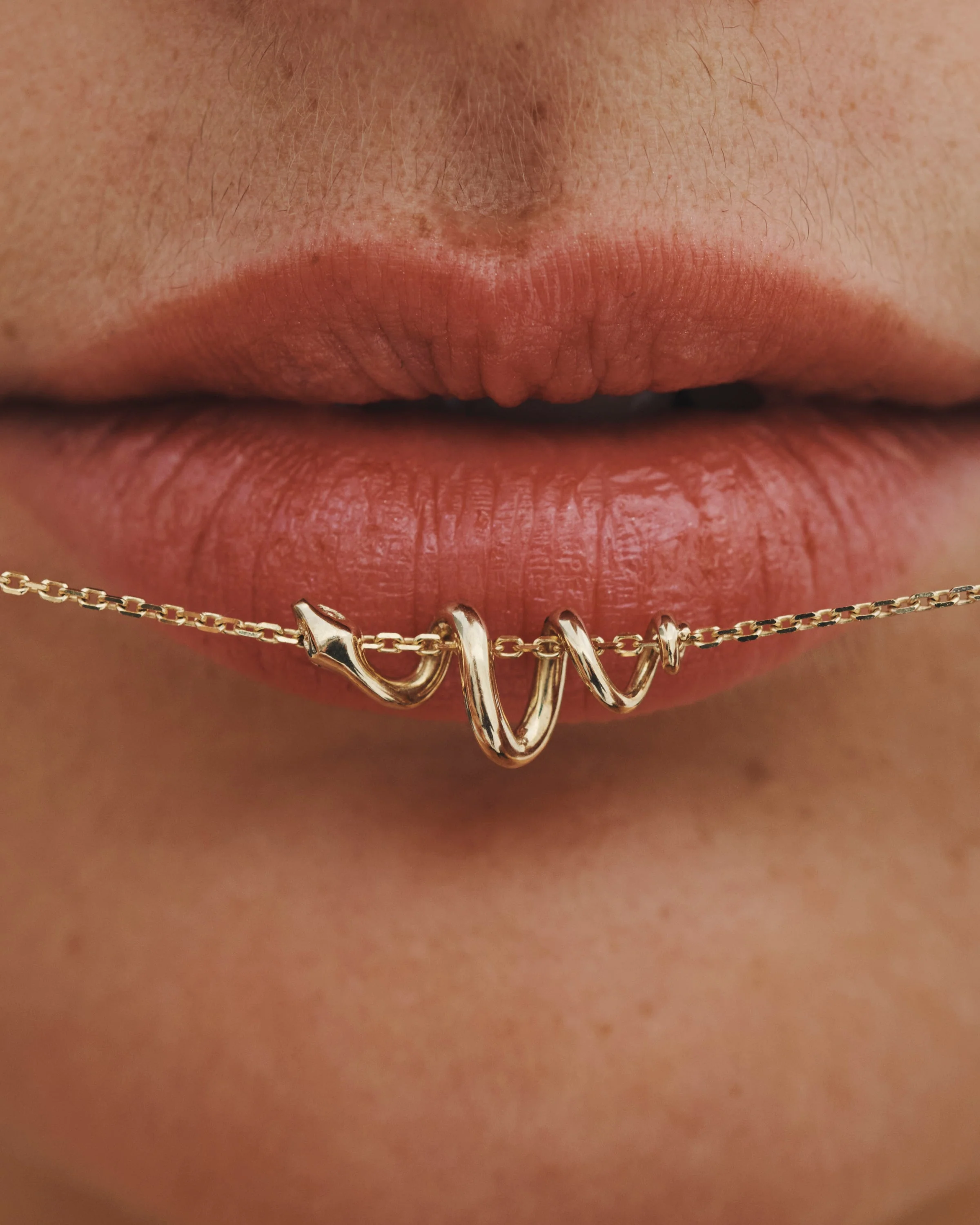 Alexi Necklace Solid Gold - Image 2