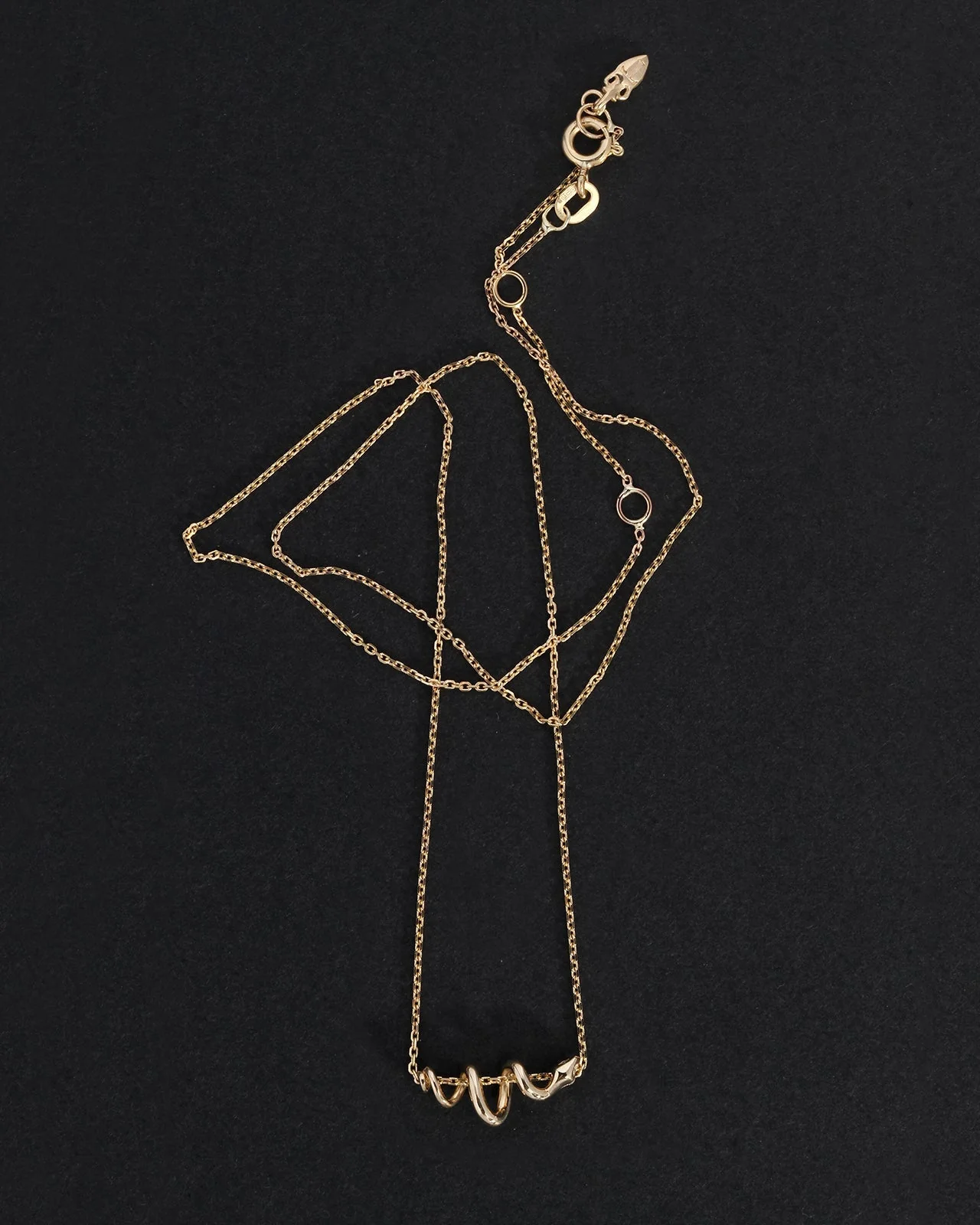 Alexi Necklace Solid Gold - Image 3