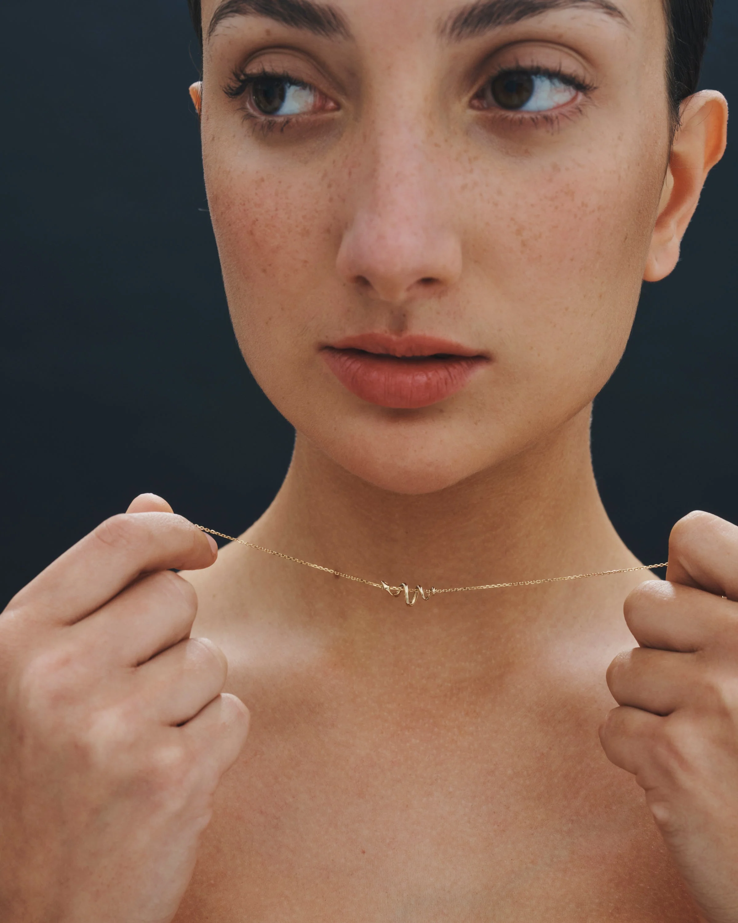 Alexi Necklace Solid Gold - Image 4