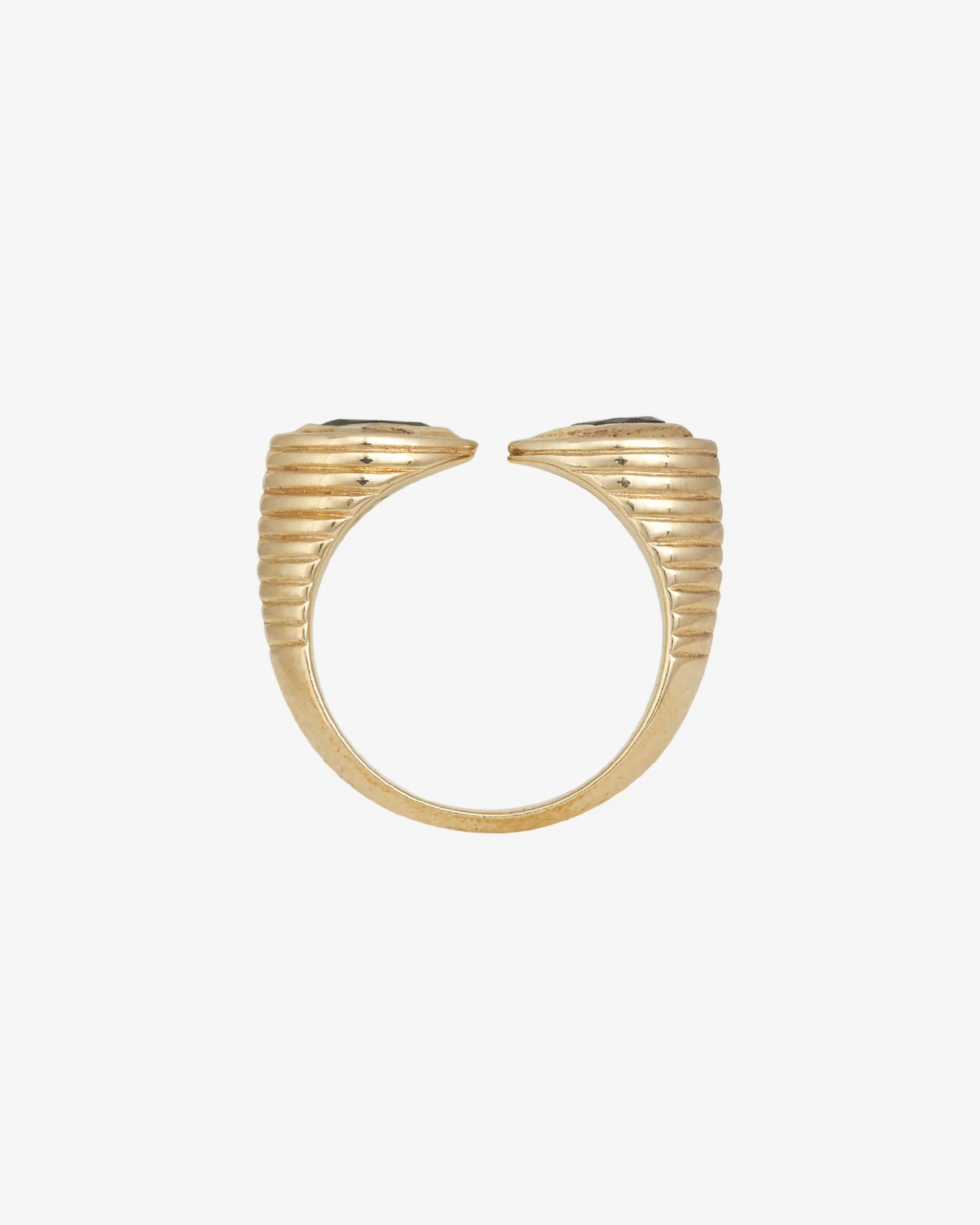 Alibi Ring Blue Sapphire Solid Gold - Image 3