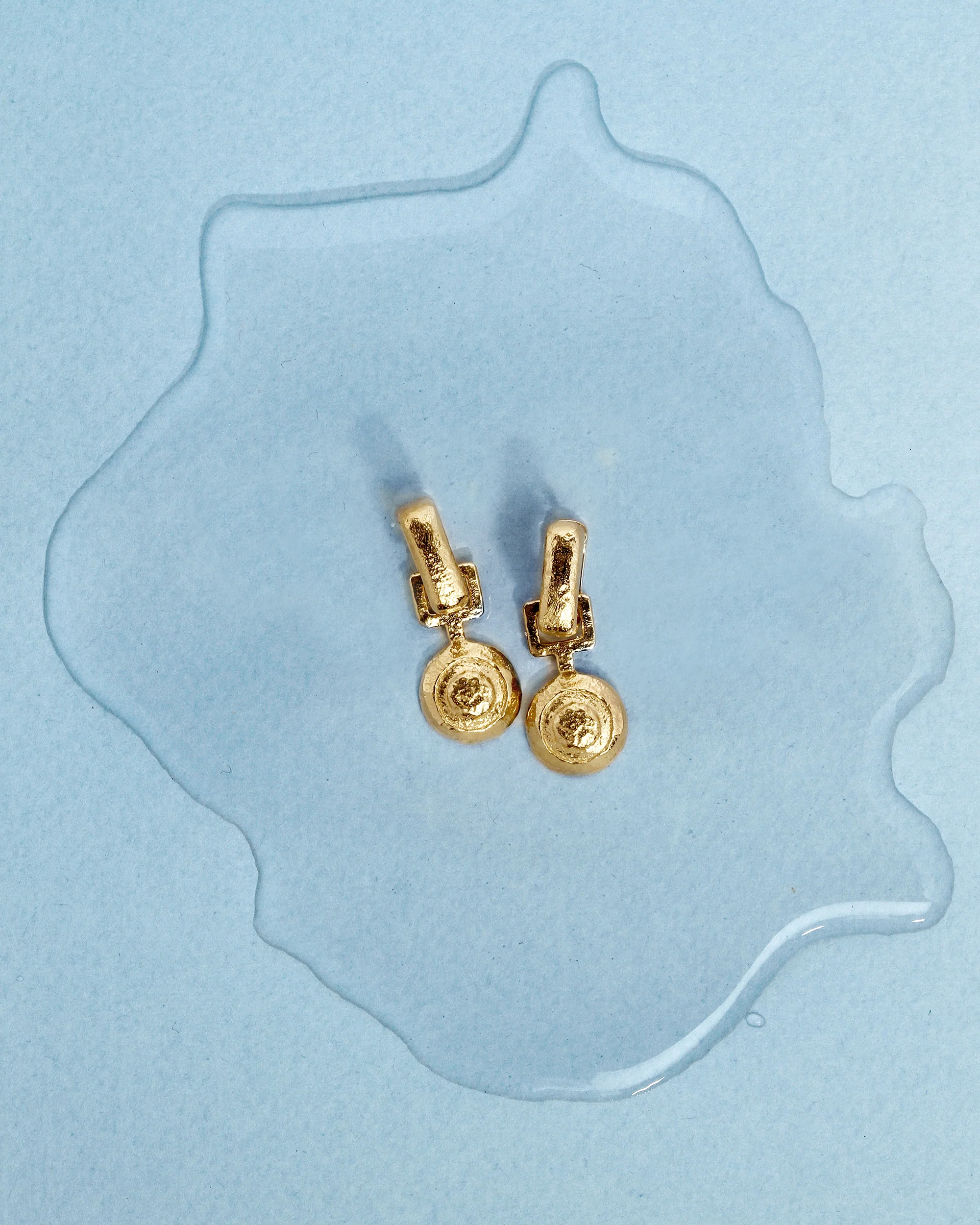 Alida Square Hoops Gold Vermeil - Image 4