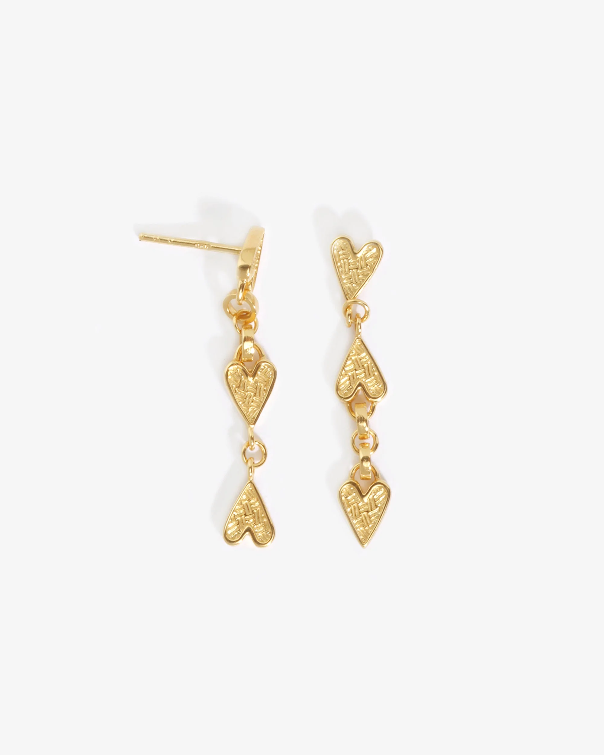 Amore Earrings Gold Vermeil - Image 4