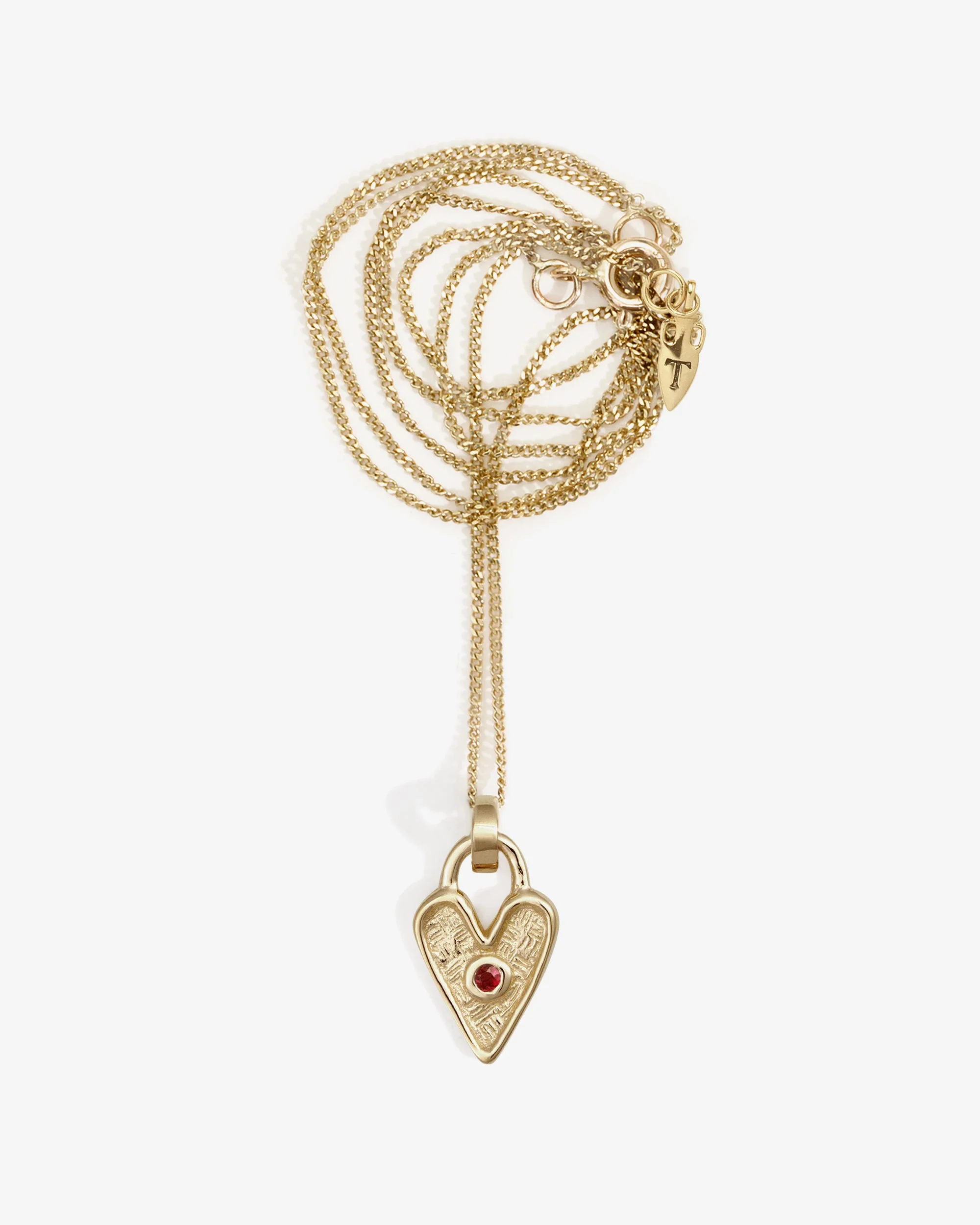 Amore Necklace Ruby Solid Gold - Image 4