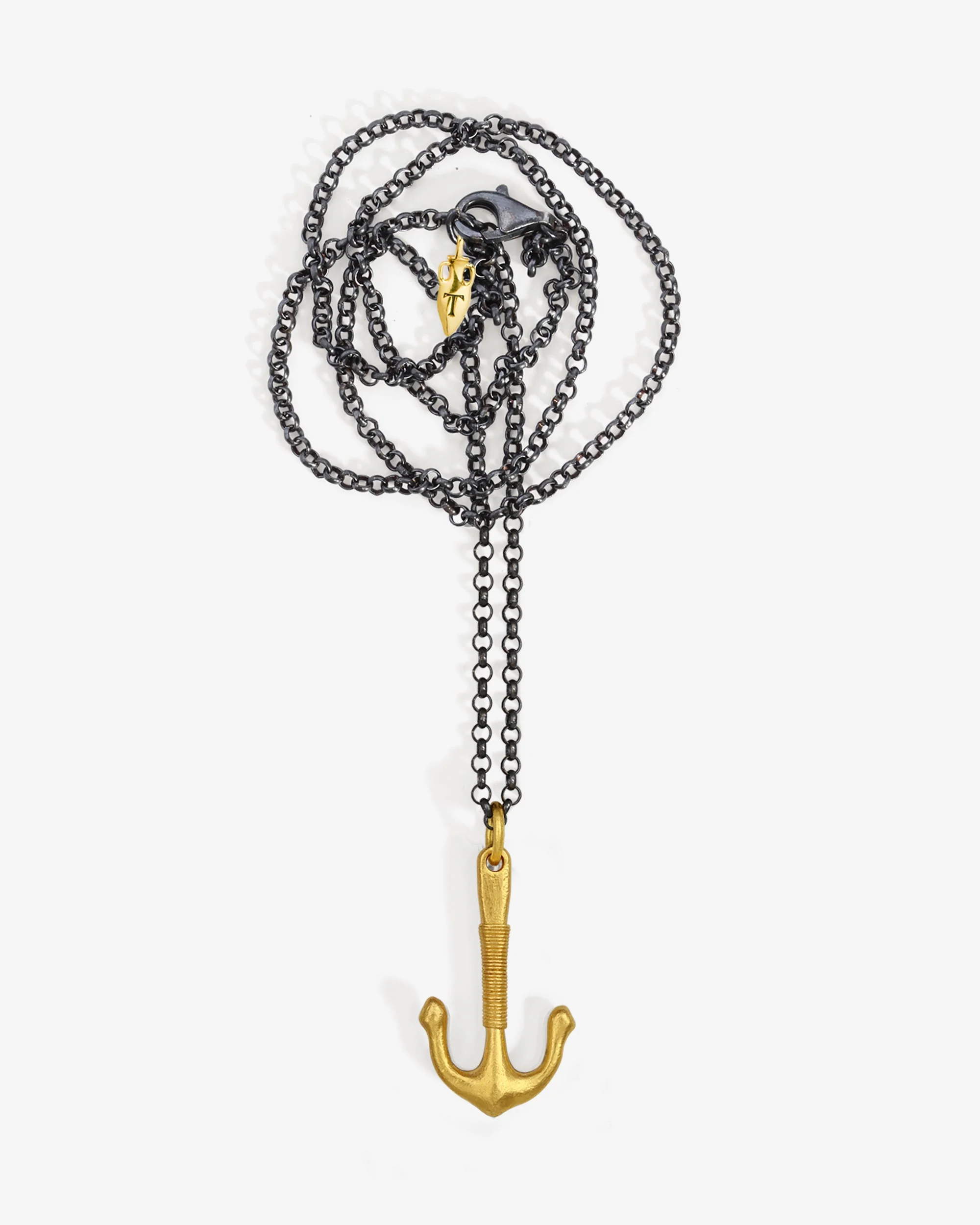 Anchor Necklace Solid Gold - Image 3