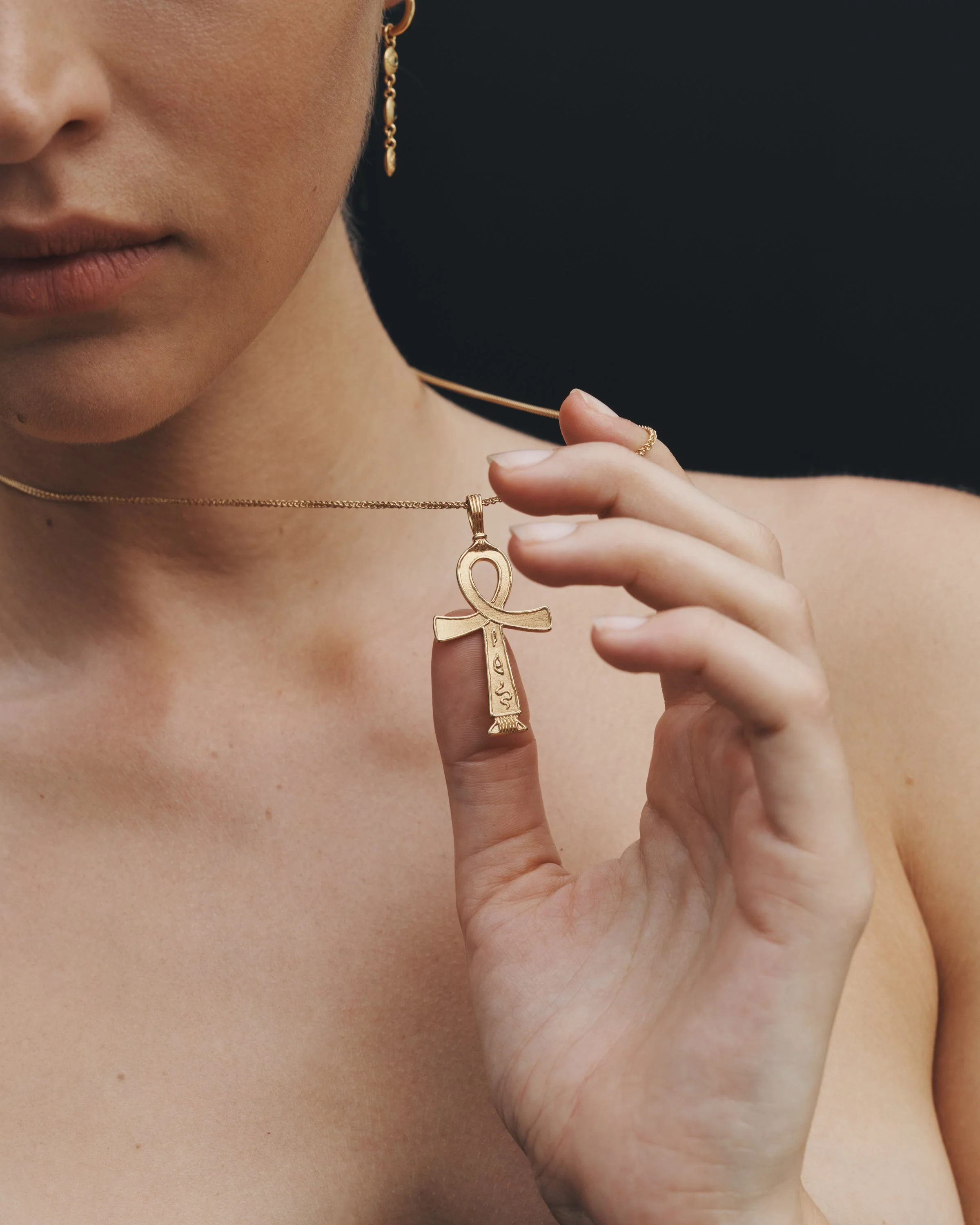 Cairo Necklace Large Gold Vermeil - Image 2