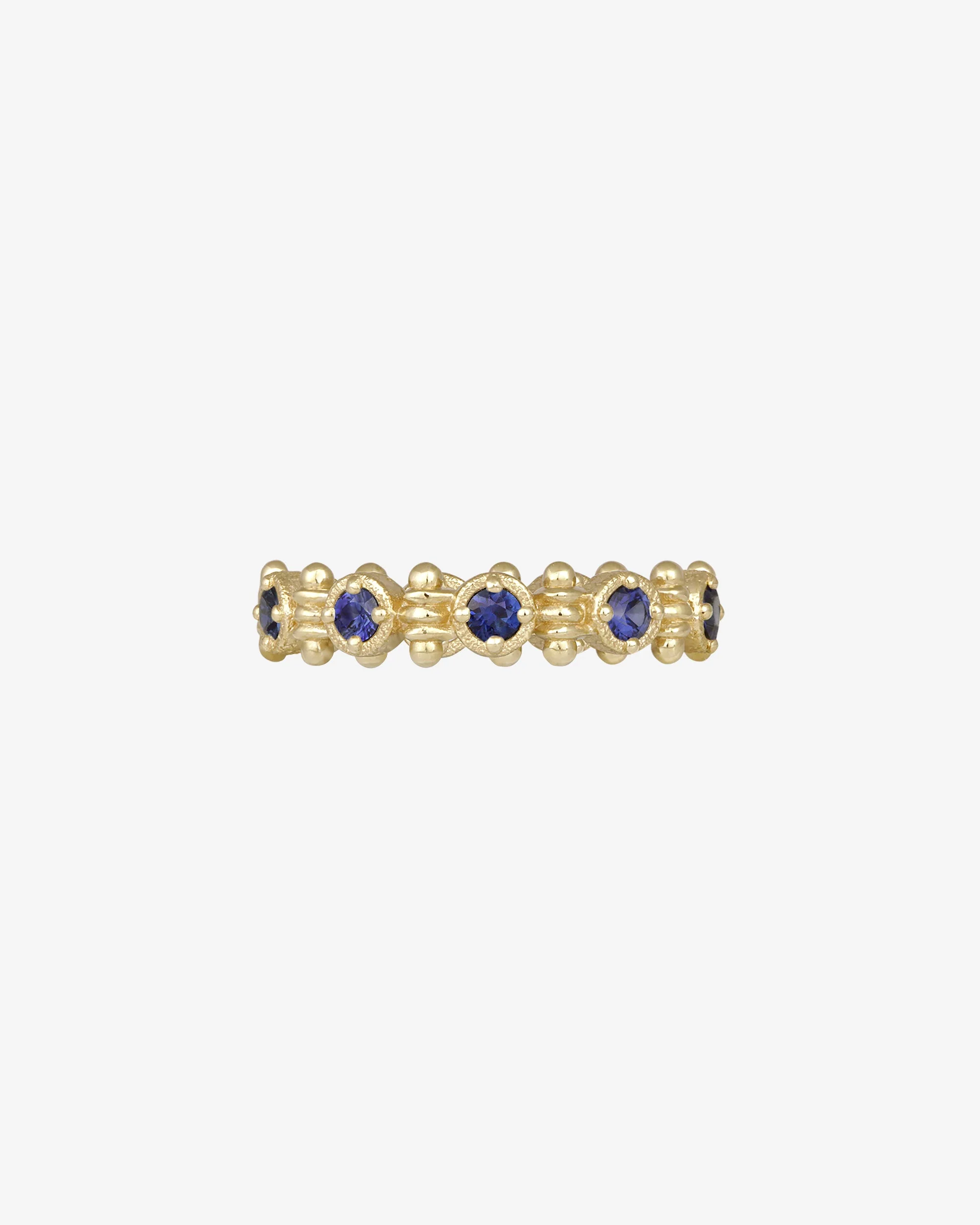 Asteria Eternity Ring Sapphire Solid Gold - Image 3