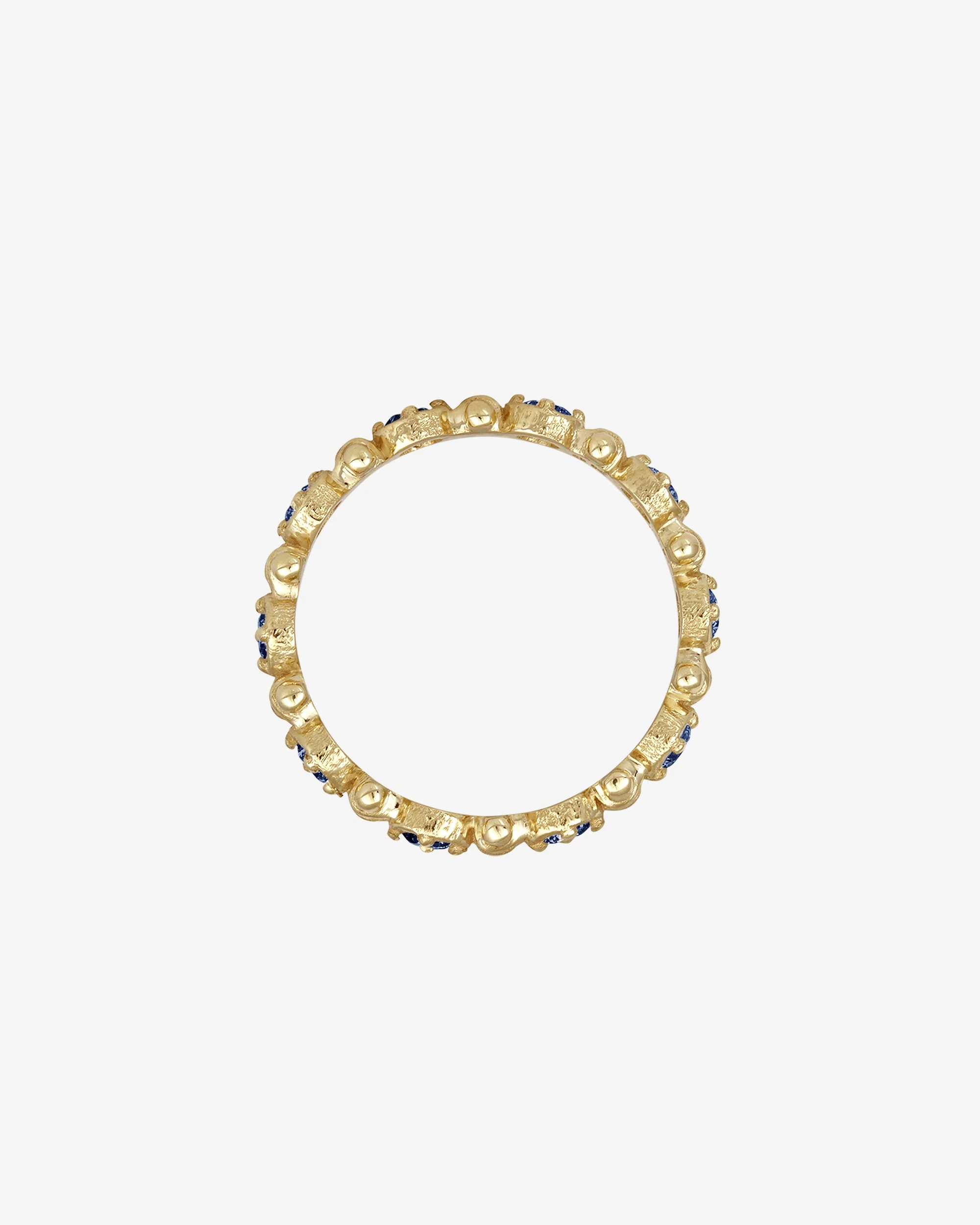 Asteria Eternity Ring Sapphire Solid Gold - Image 5