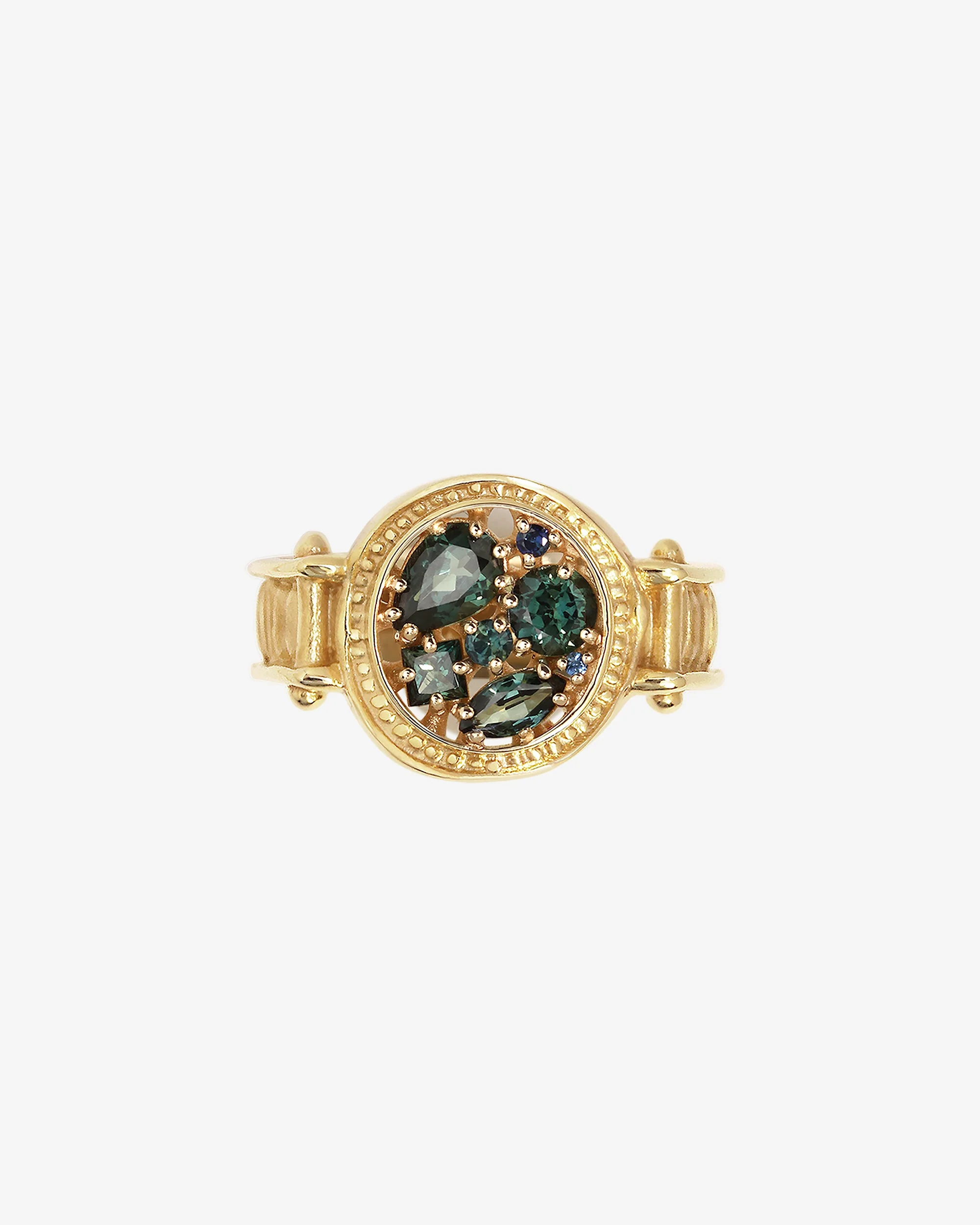 Asteria Ring Sapphire Solid Gold - Image 6