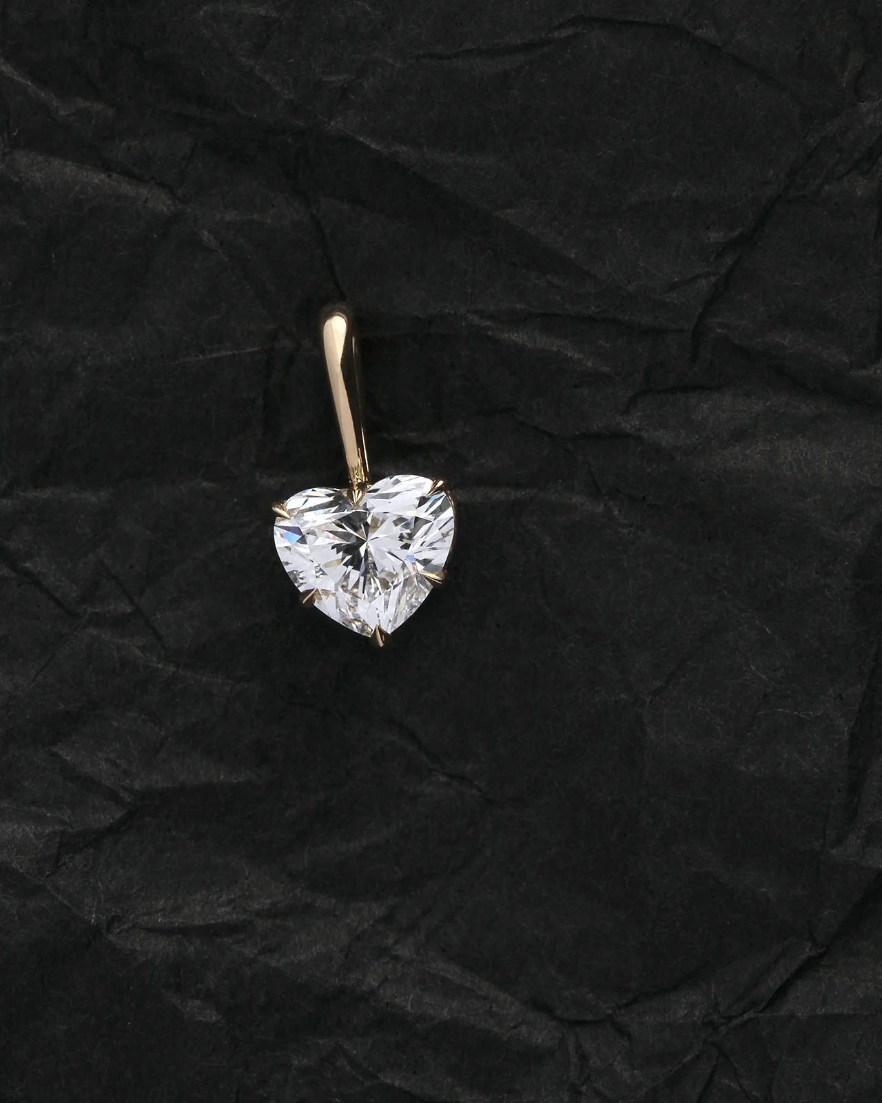 Astra Heart Pendant Diamond Solid Gold - Image 4