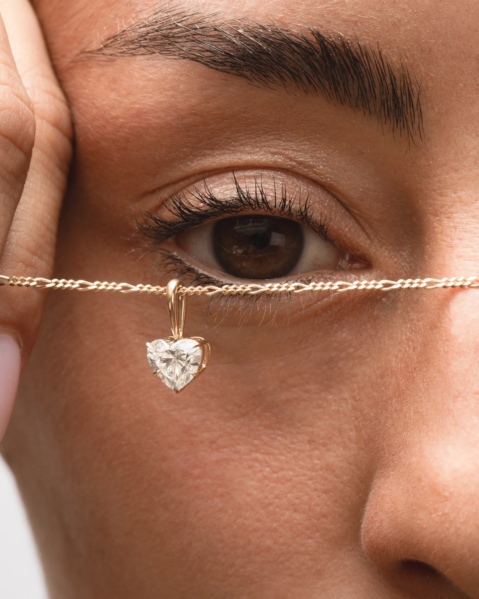 Astra Heart Pendant Diamond Solid Gold - Image 5