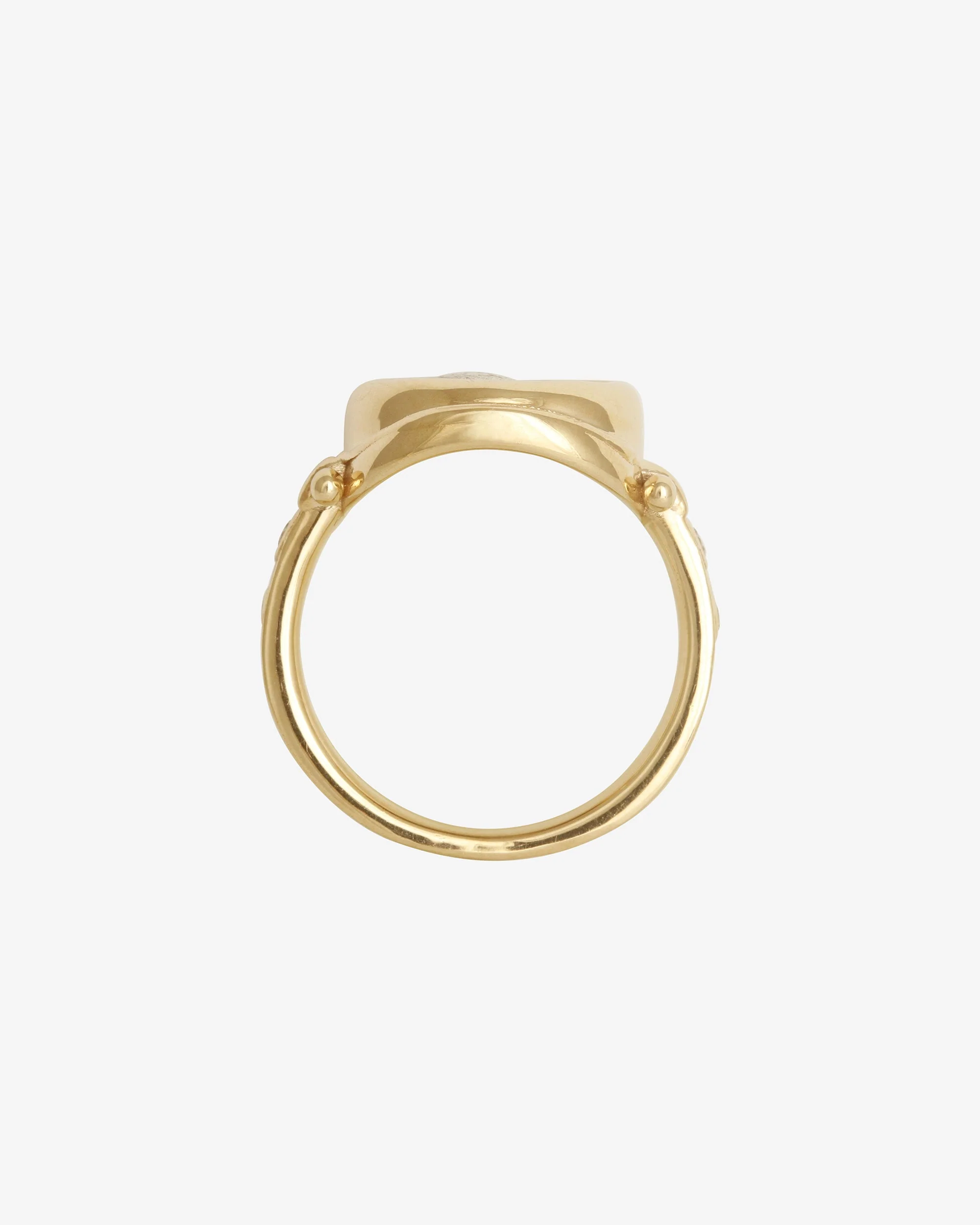 Atticus Intaglio Ring Wolf Solid Gold - Image 5