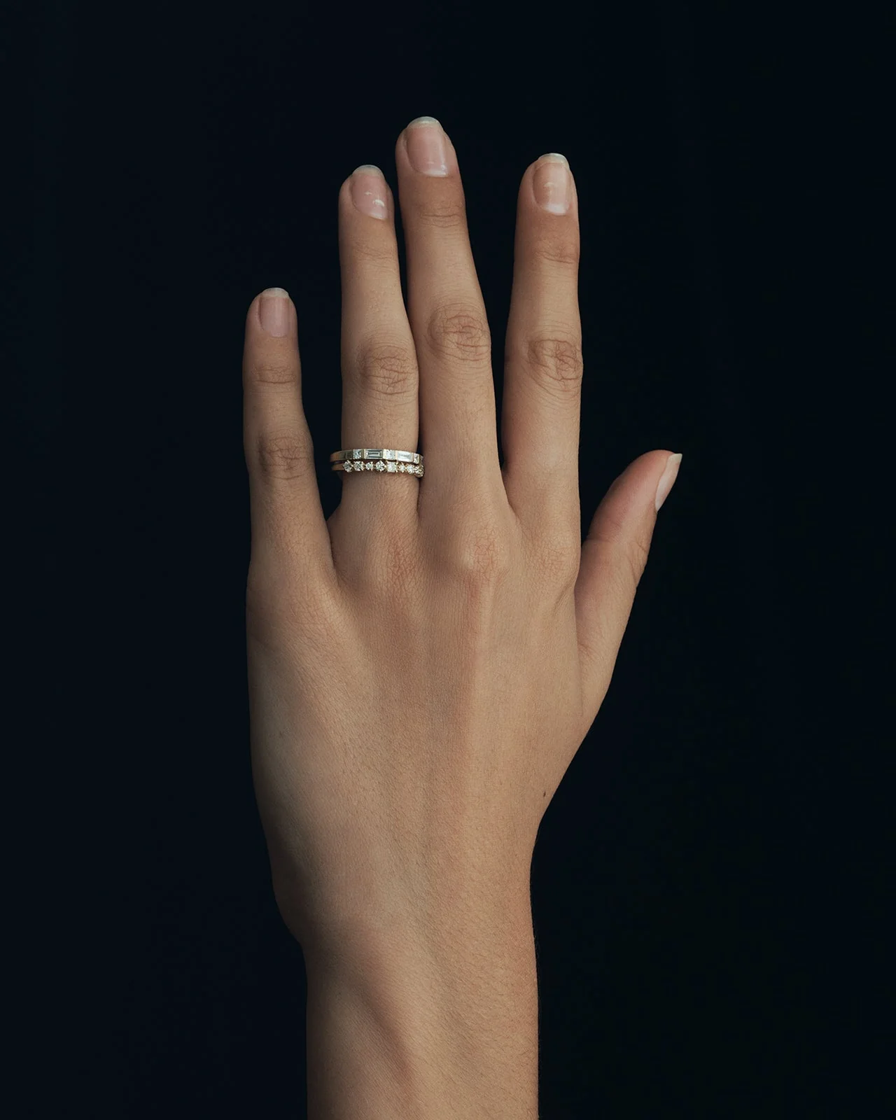 Baguette Band Diamond Solid Gold - Image 3