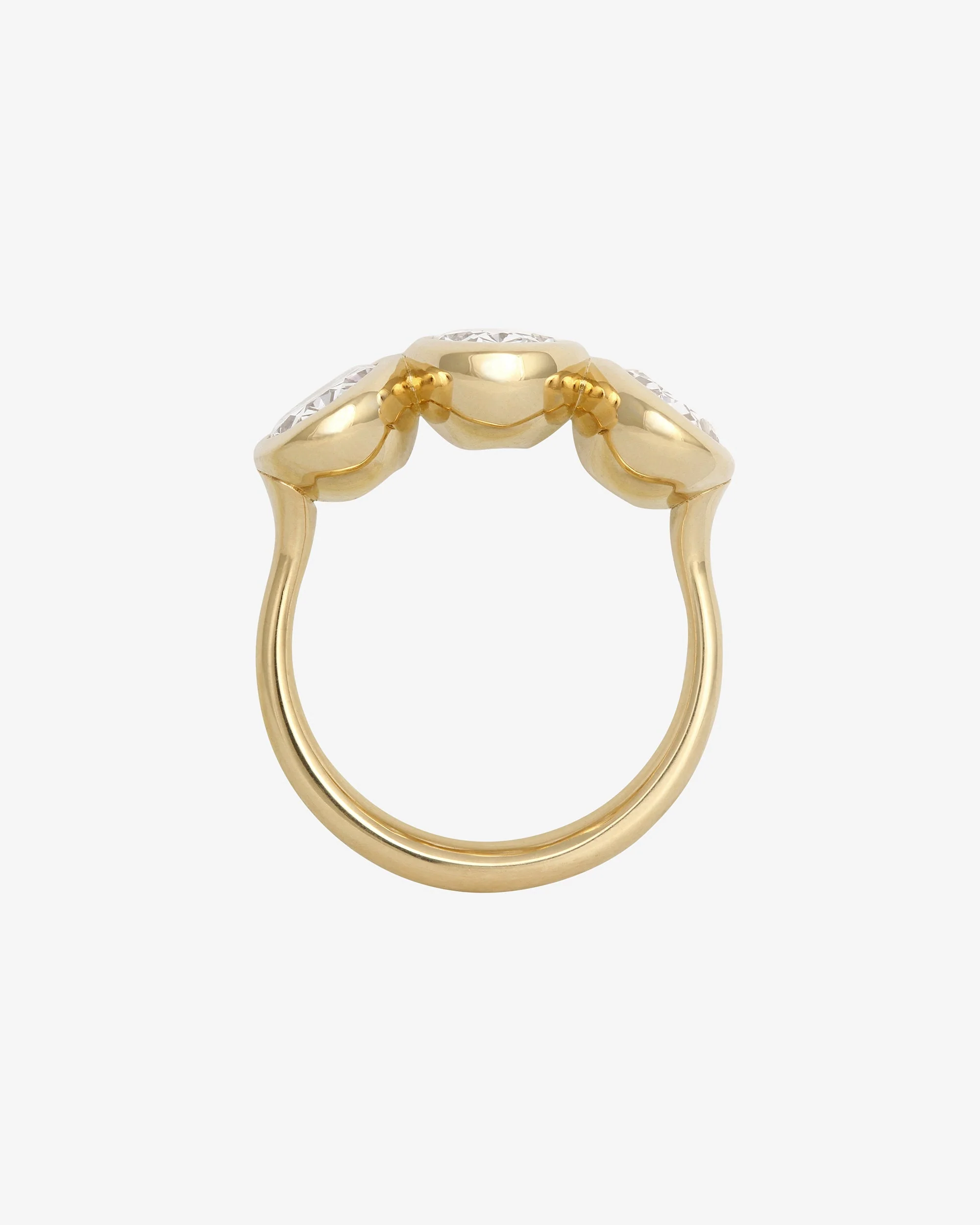 Beloved Trilogy Ring Diamond Solid Gold - Image 4