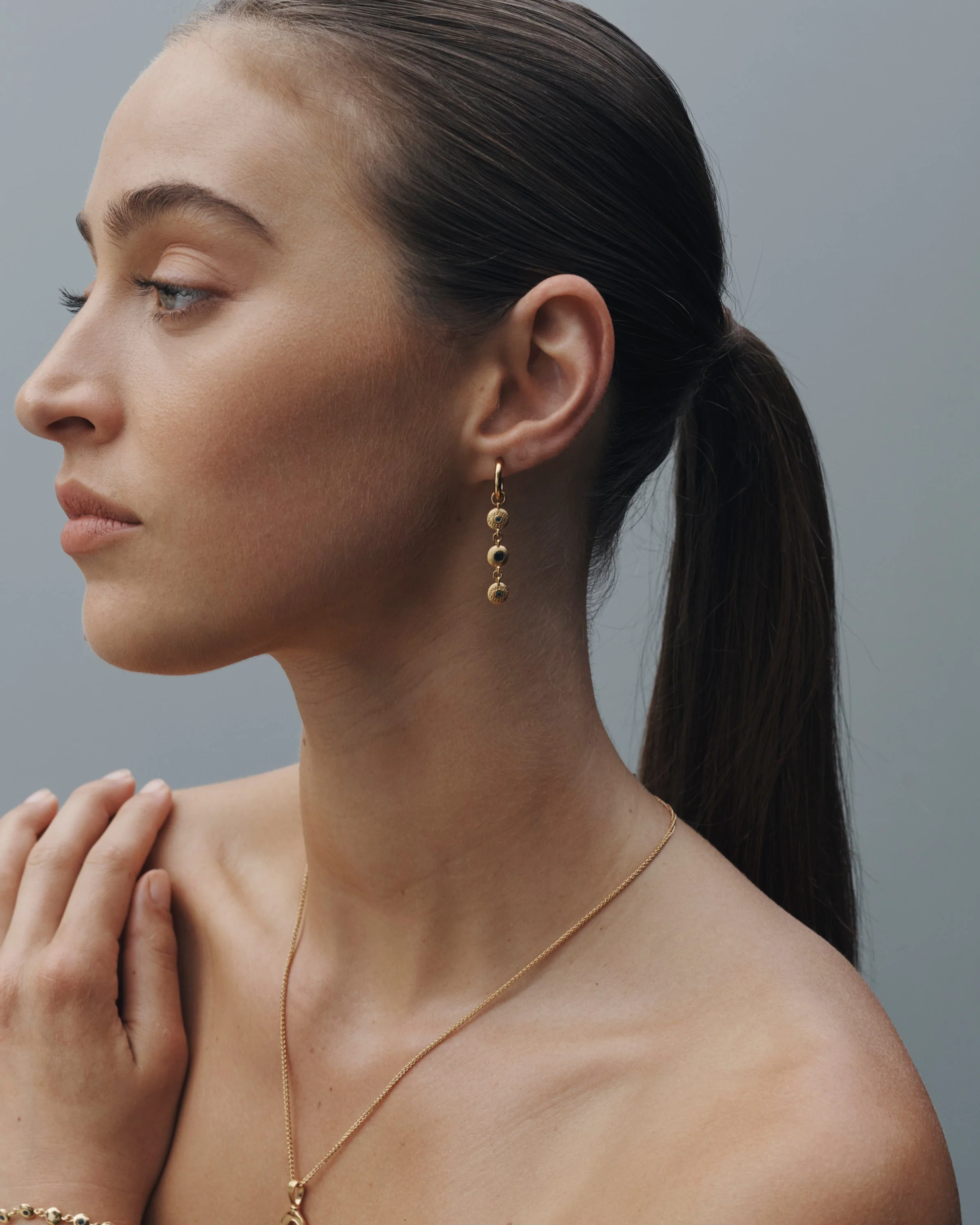 Blessing Earrings Gold Vermeil - Image 3