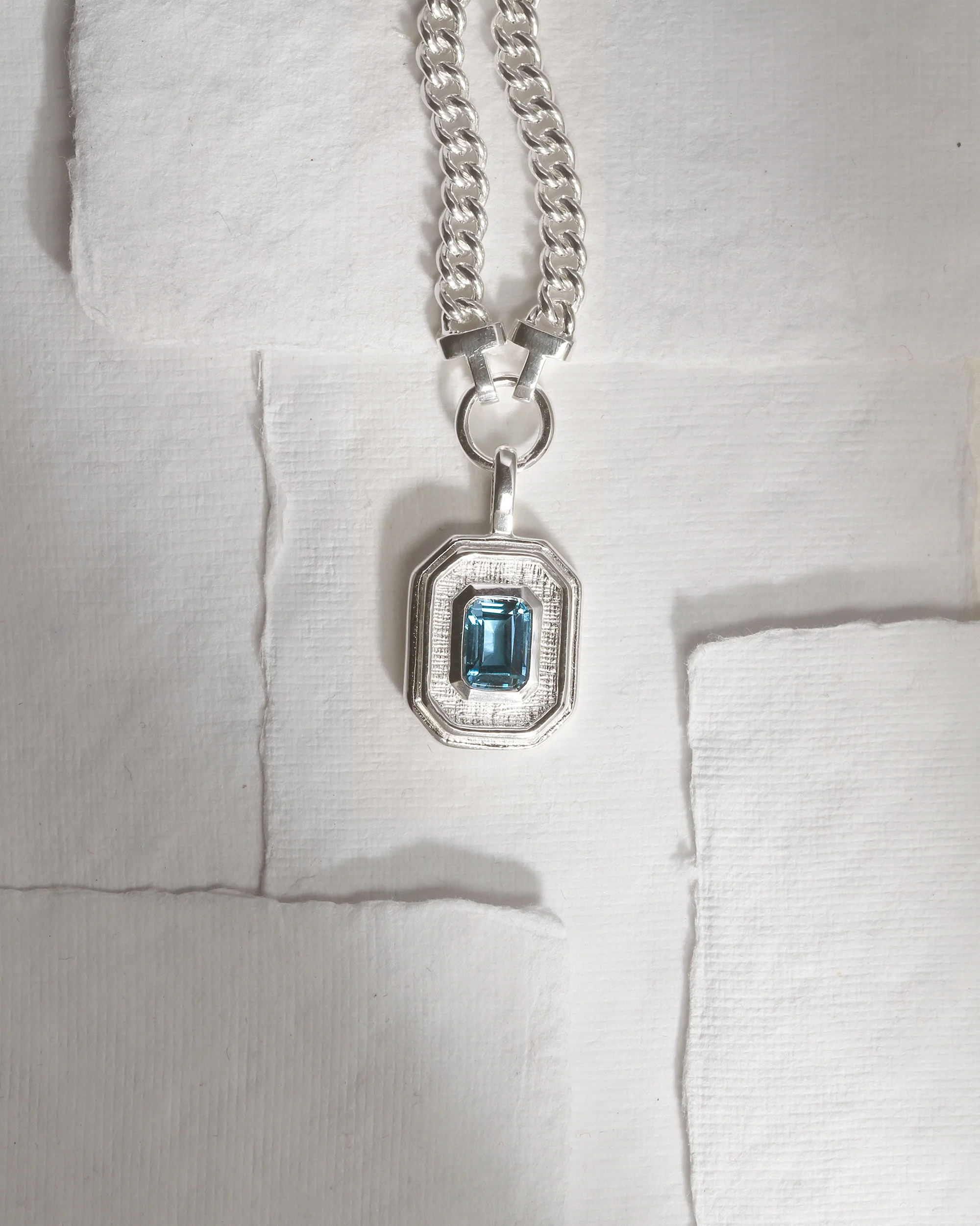 Byzantine Necklace Topaz Silver - Image 3