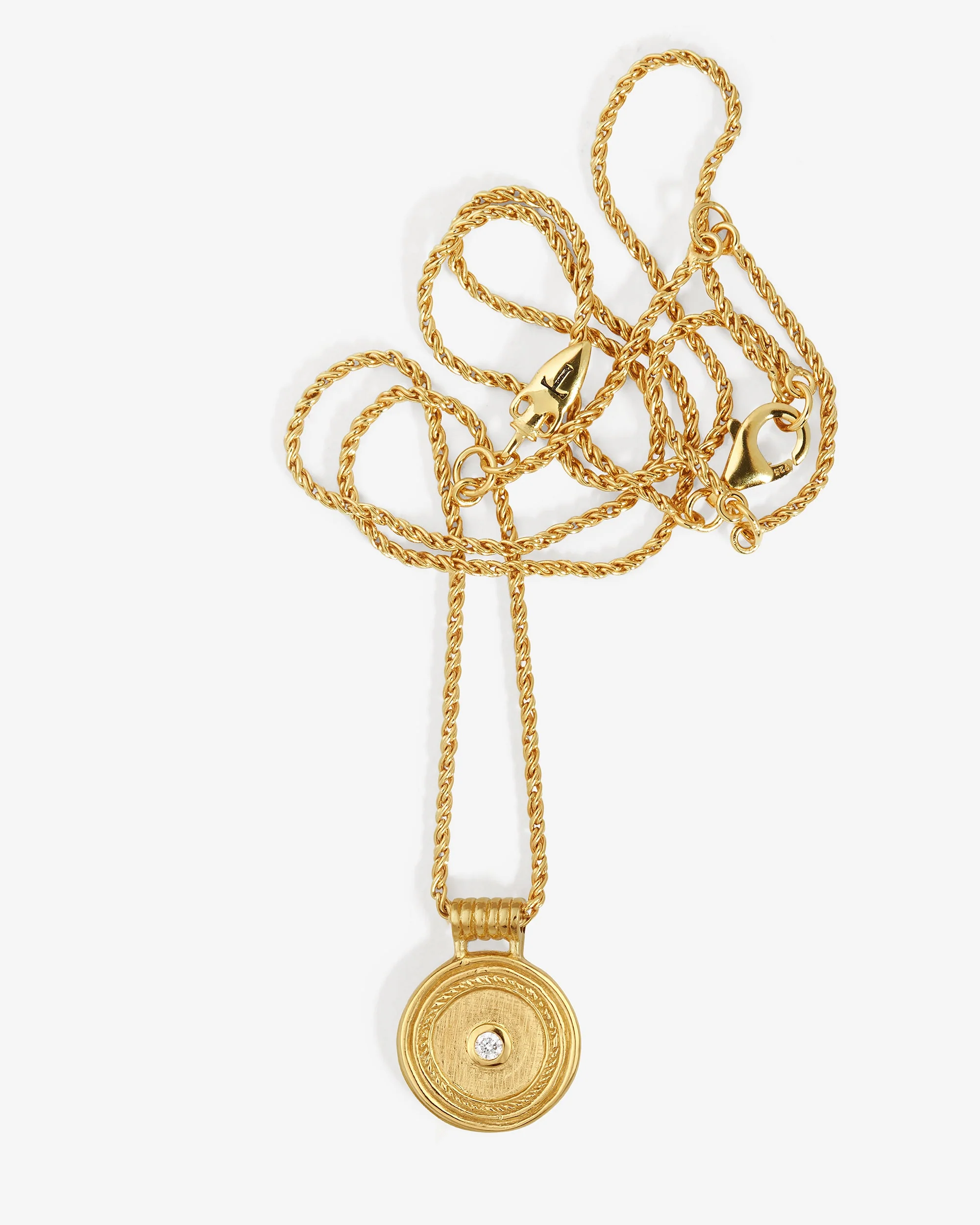 Capella Coin Necklace Gold Vermeil - Image 4