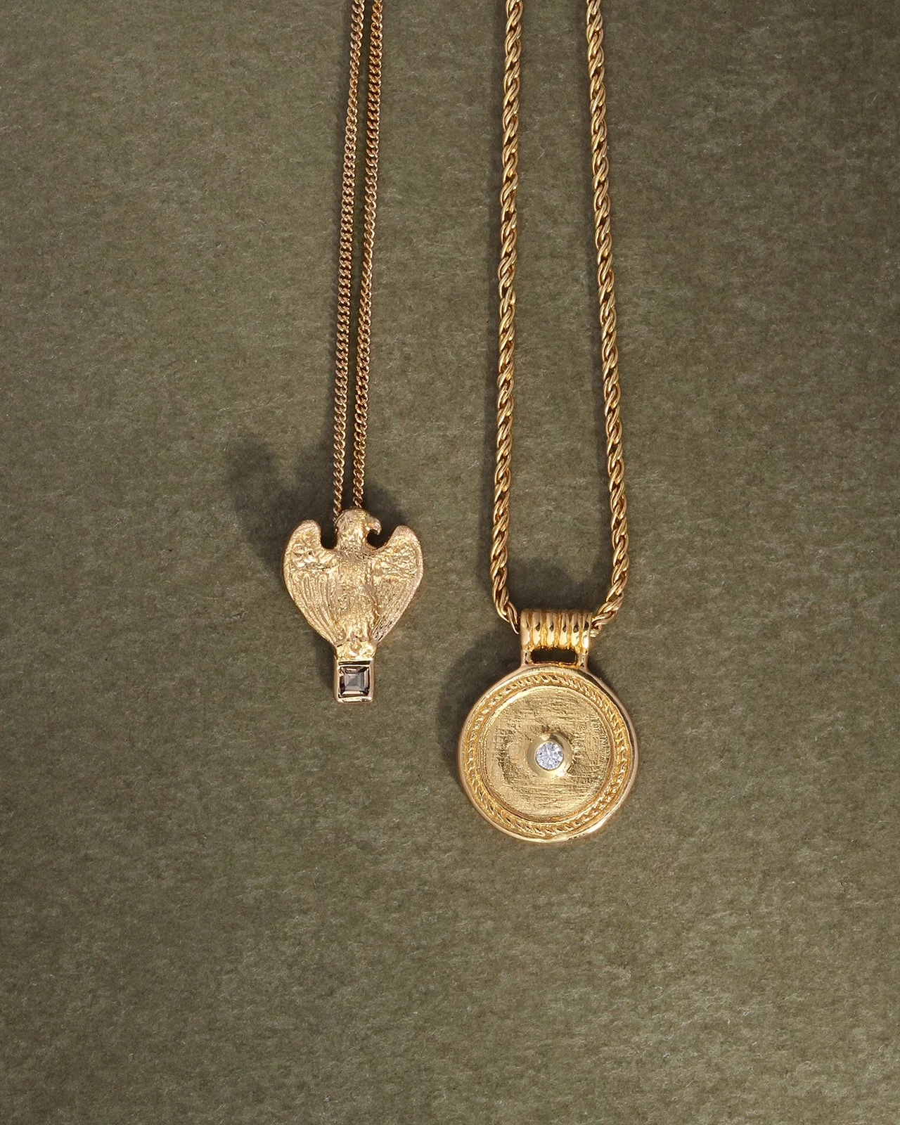Capella Coin Necklace Gold Vermeil - Image 5