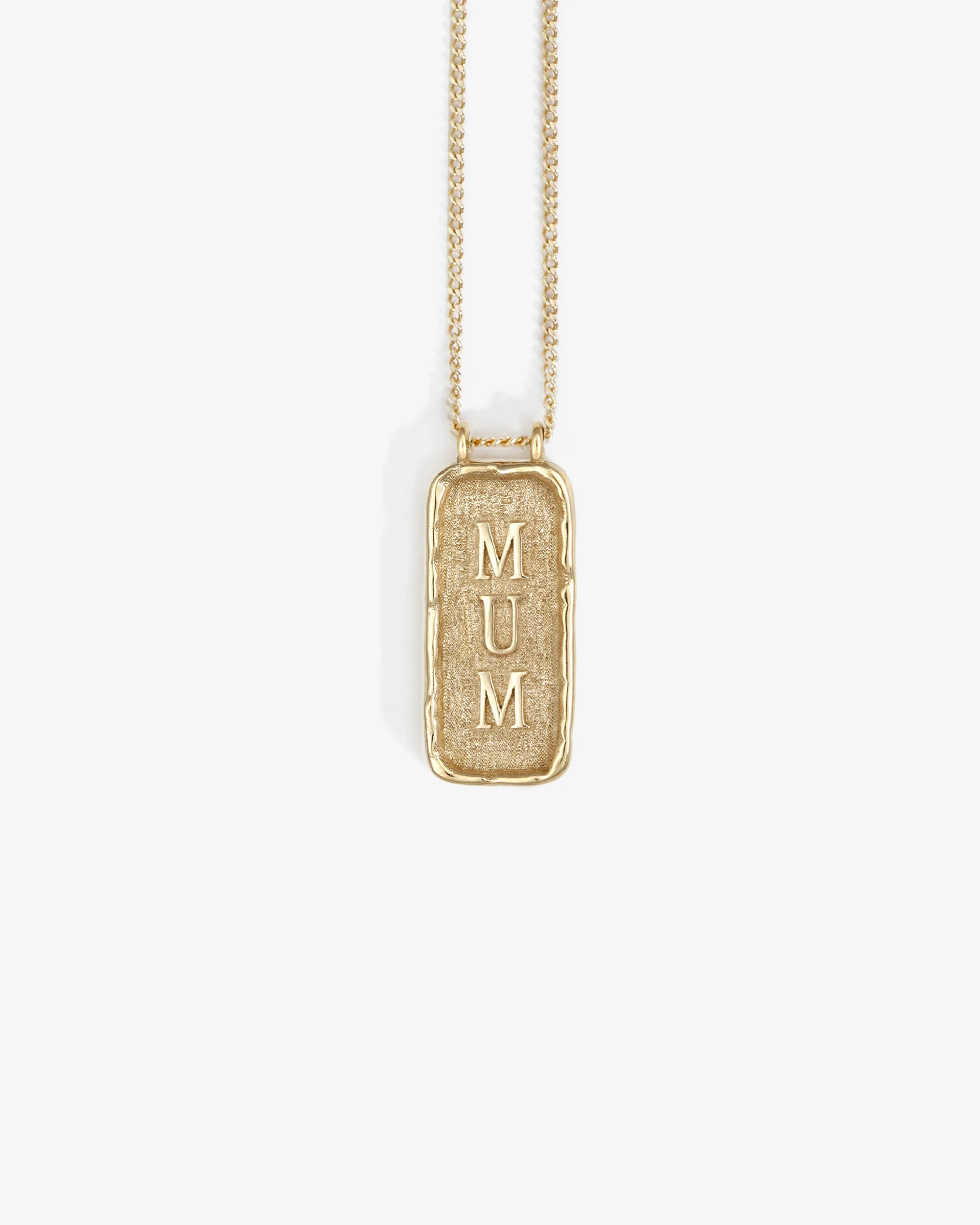 Bespoke Cartouche Initial Necklace Solid Gold - Image 5