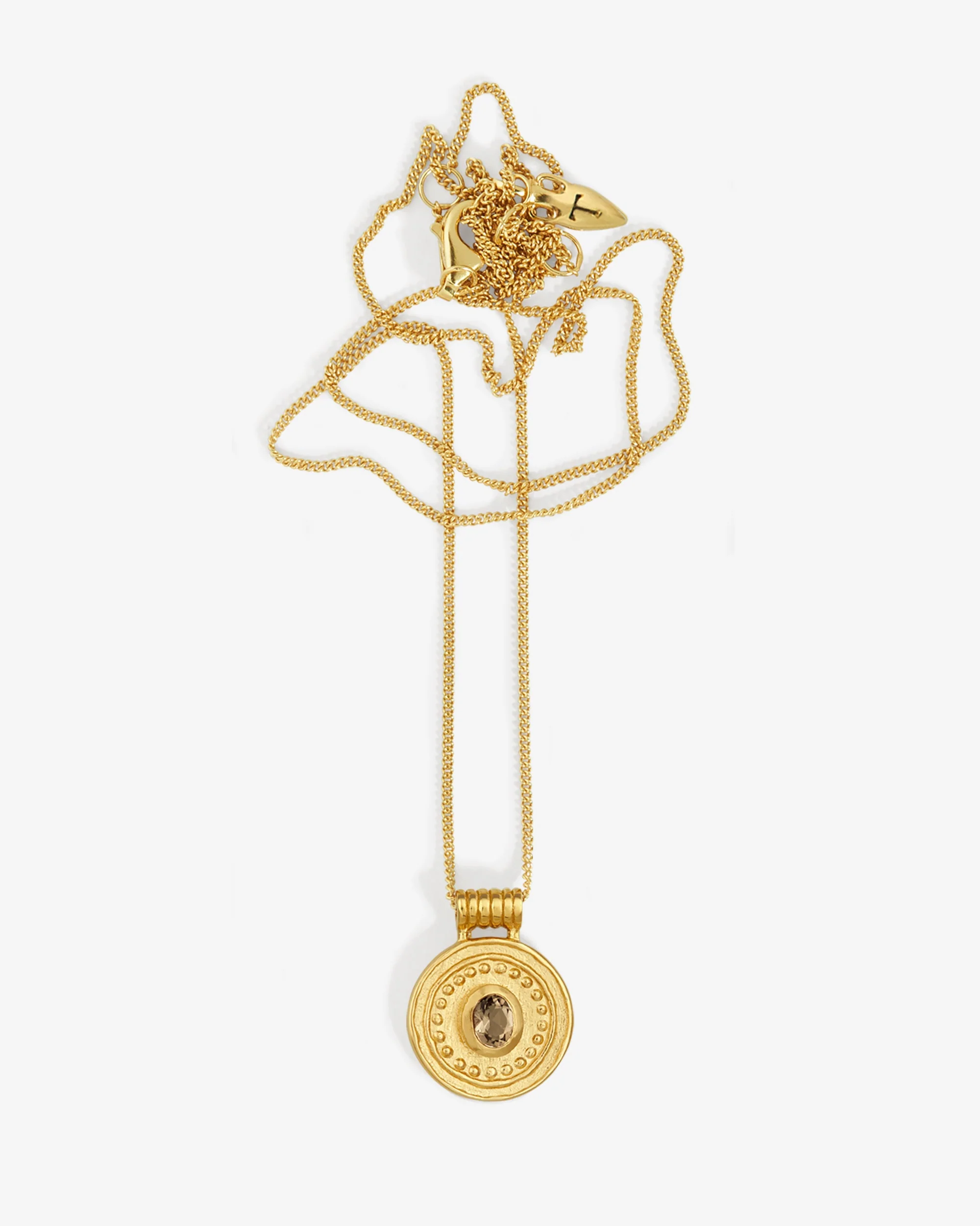 Denarii Coin Necklace Gold Vermeil - Image 3