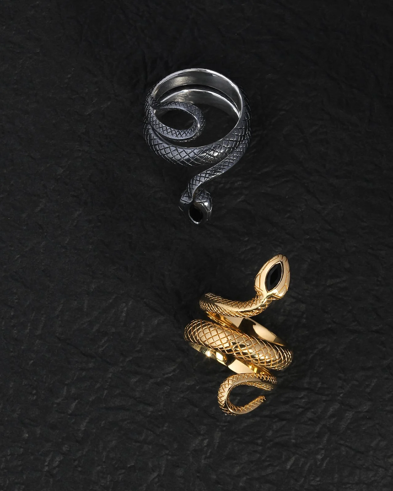 Draco Ring Oxidised Silver - Image 5