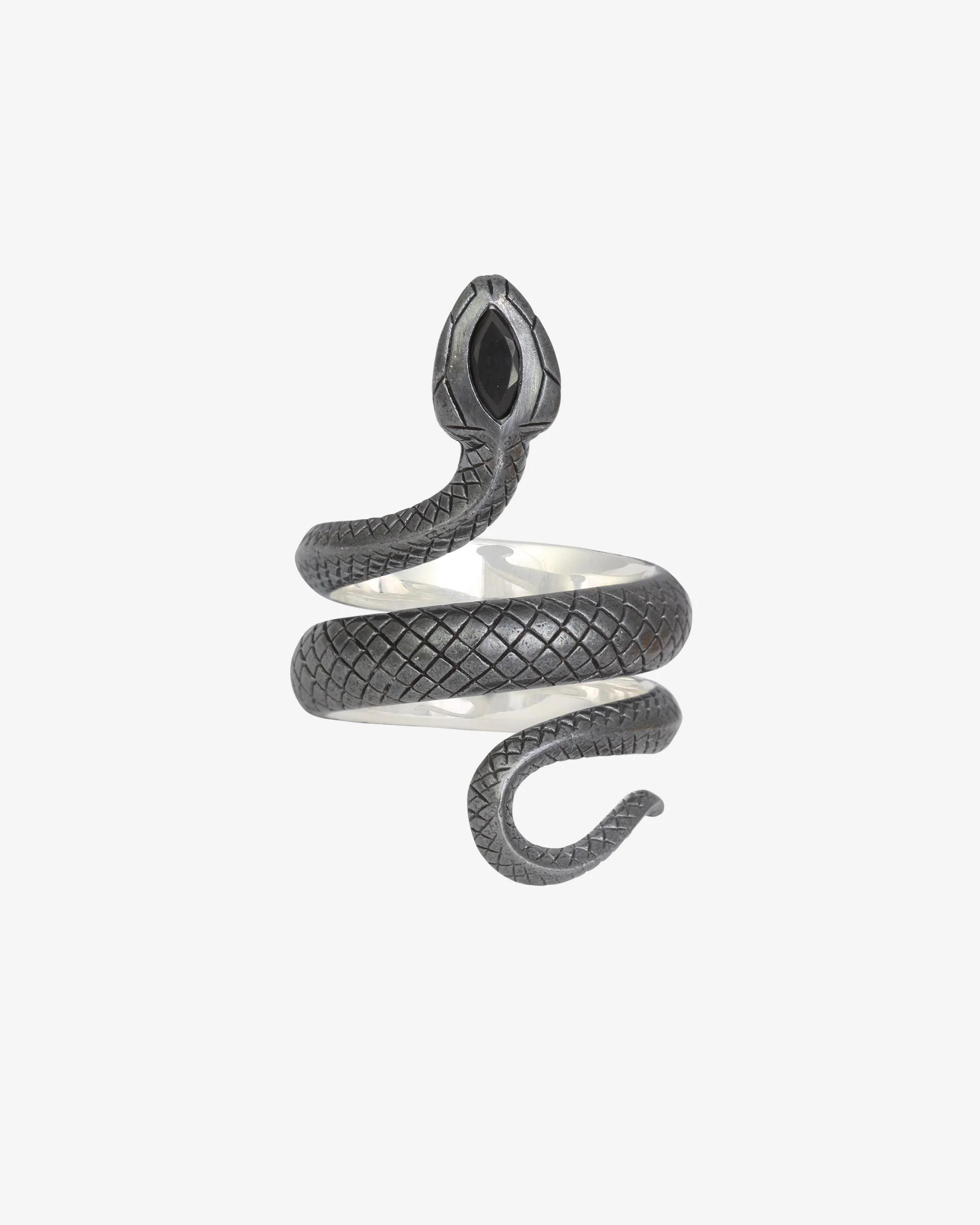 Draco Ring Oxidised Silver - Image 6