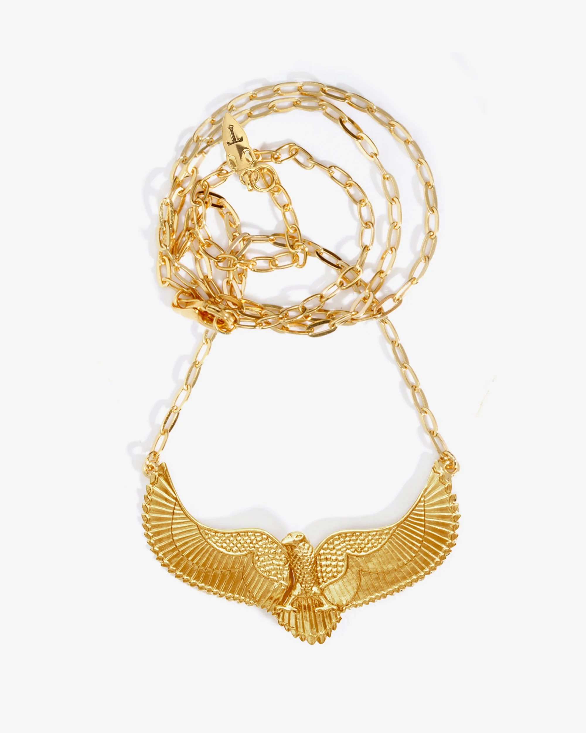 Eagle Necklace Gold Vermeil - Image 3
