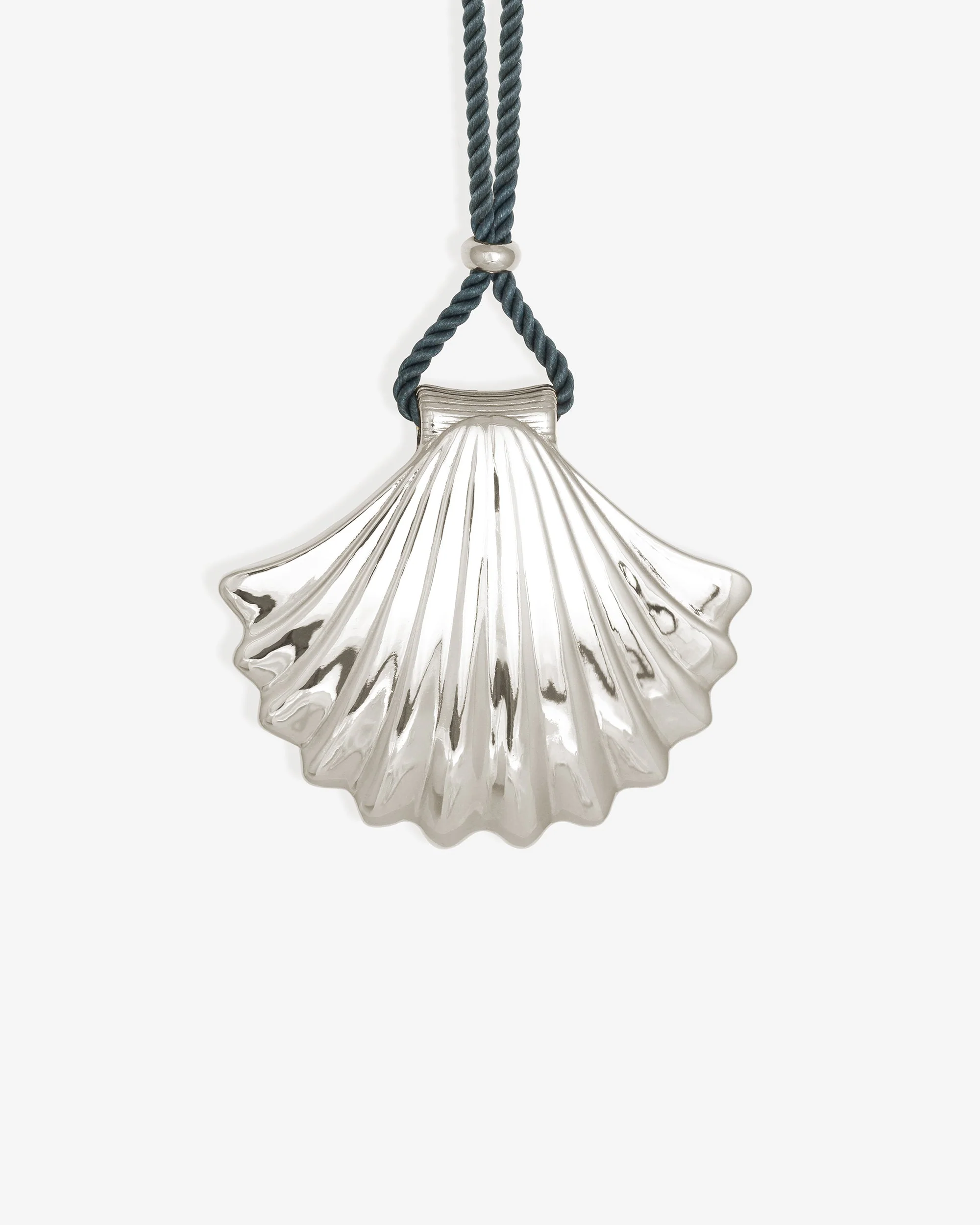 Eleni Cord Necklace Silver