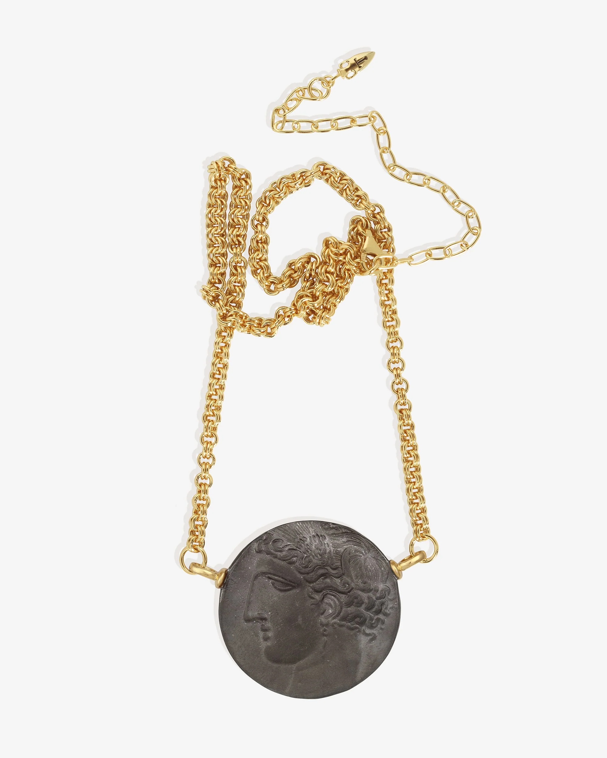 Elissar Coin Necklace Gold Vermeil - Image 3