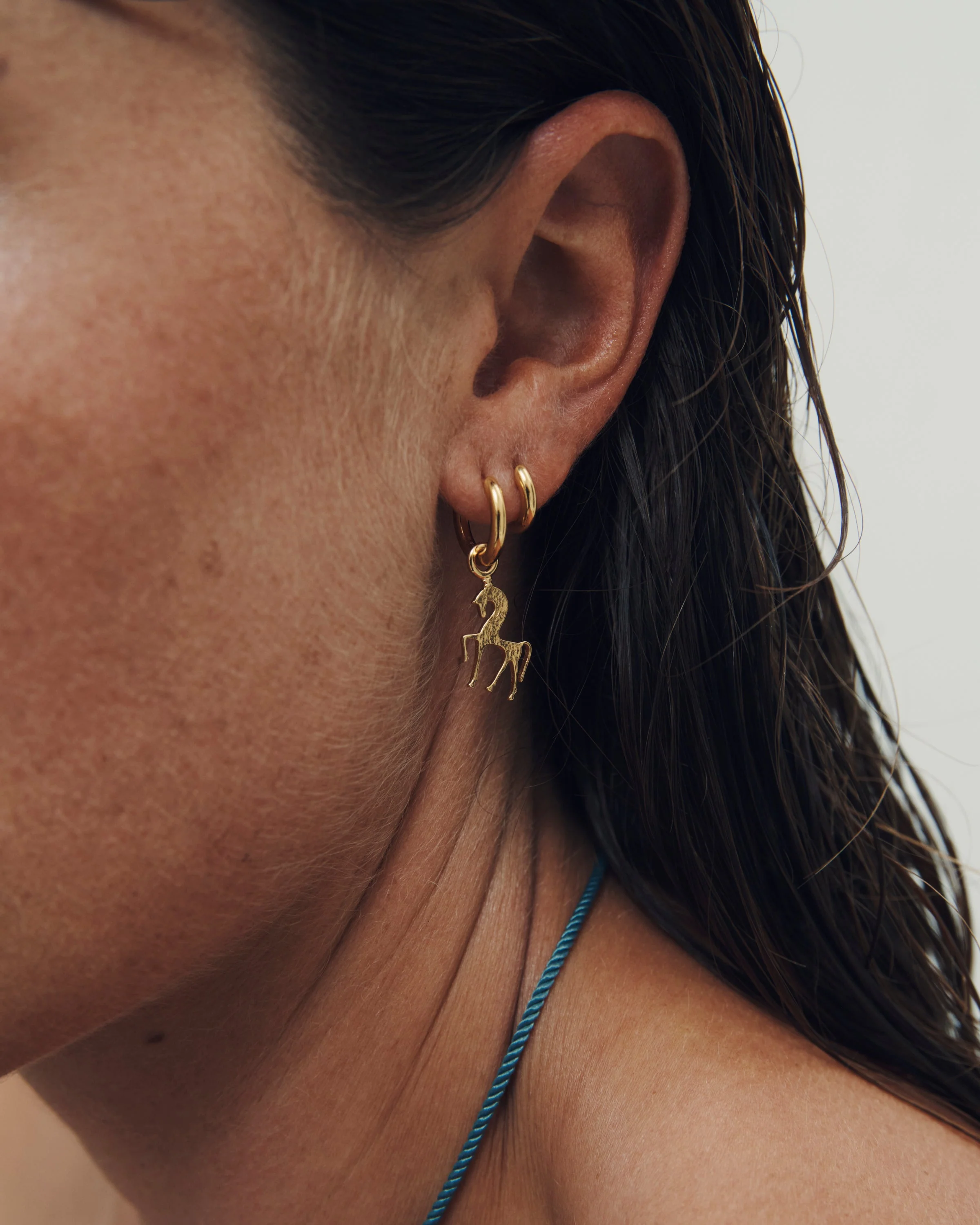 Epona Earrings Gold Vermeil - Image 5