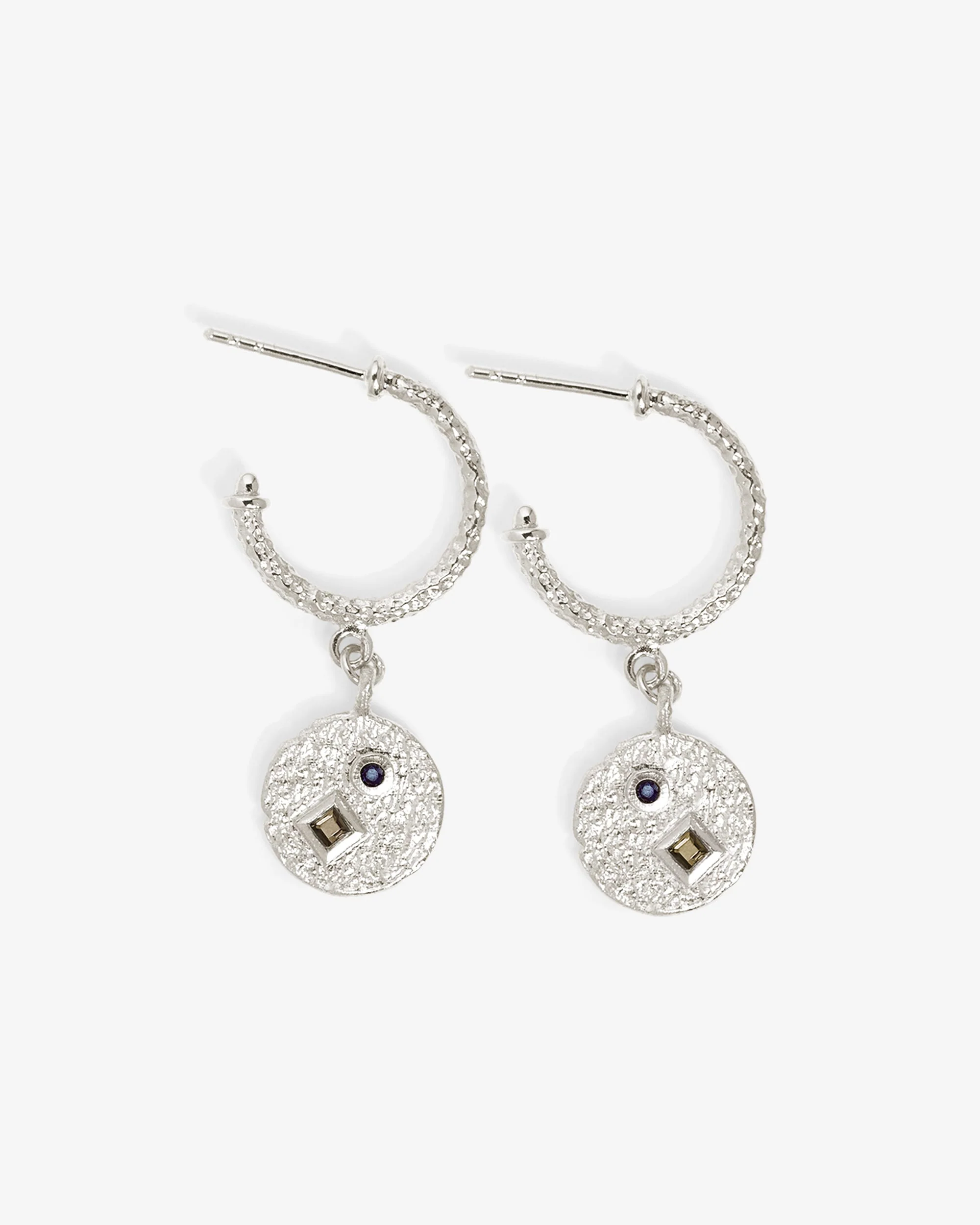 Etna Earrings Silver - Image 3
