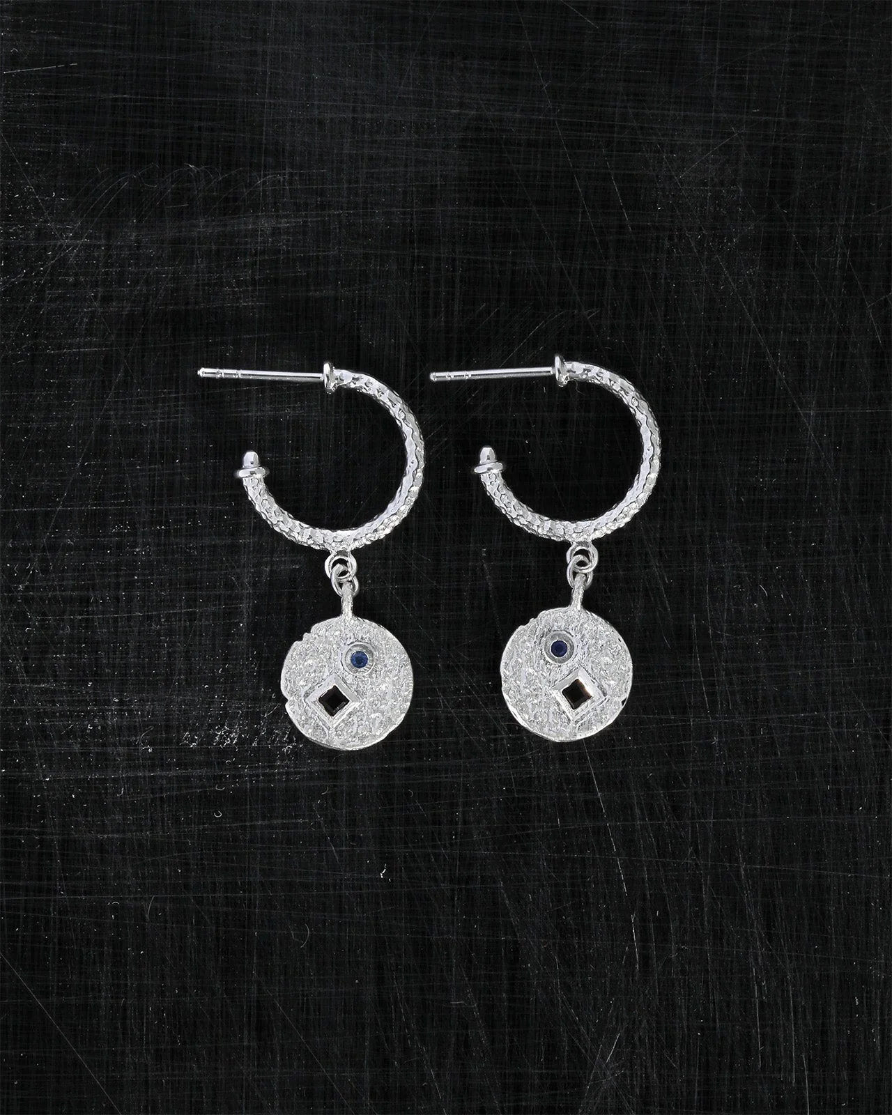 Etna Earrings Silver - Image 4