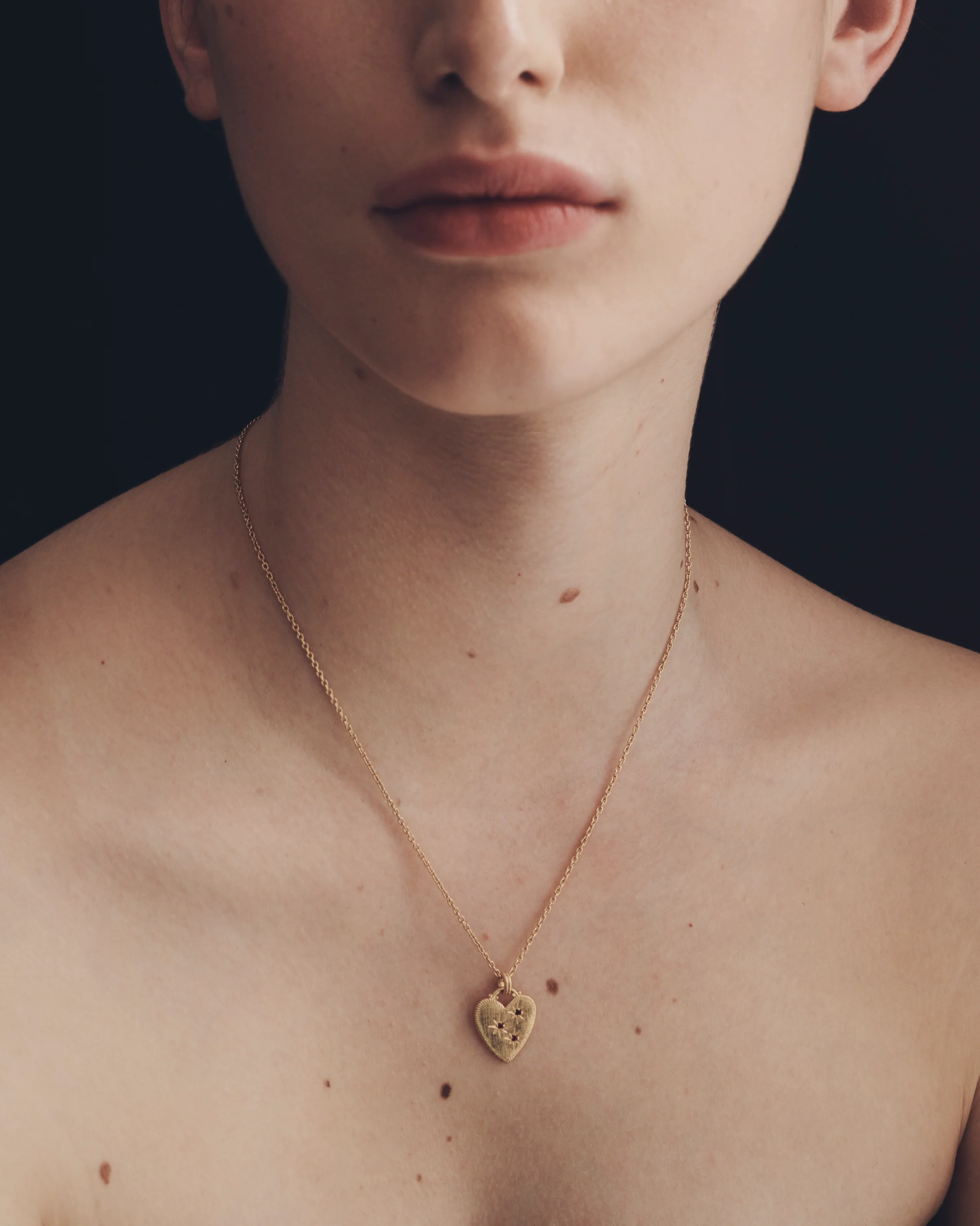 Etti Necklace Ruby Gold Vermeil - Image 4