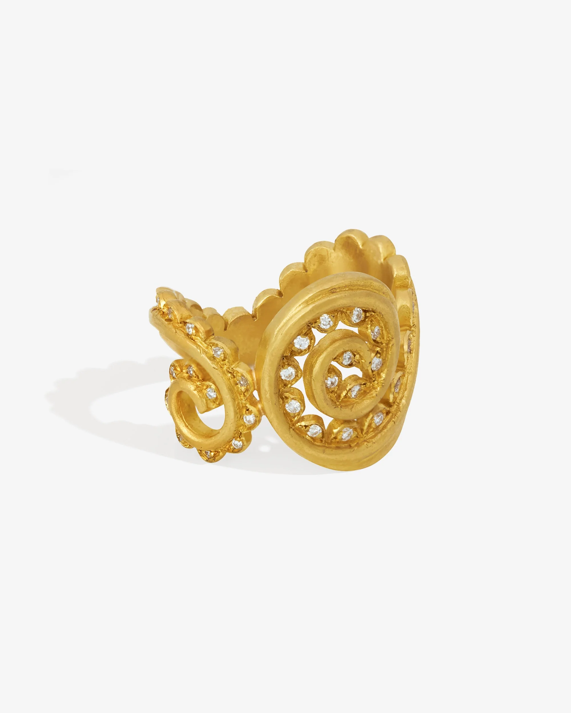 Fern Ring Diamond Solid Gold - Image 4