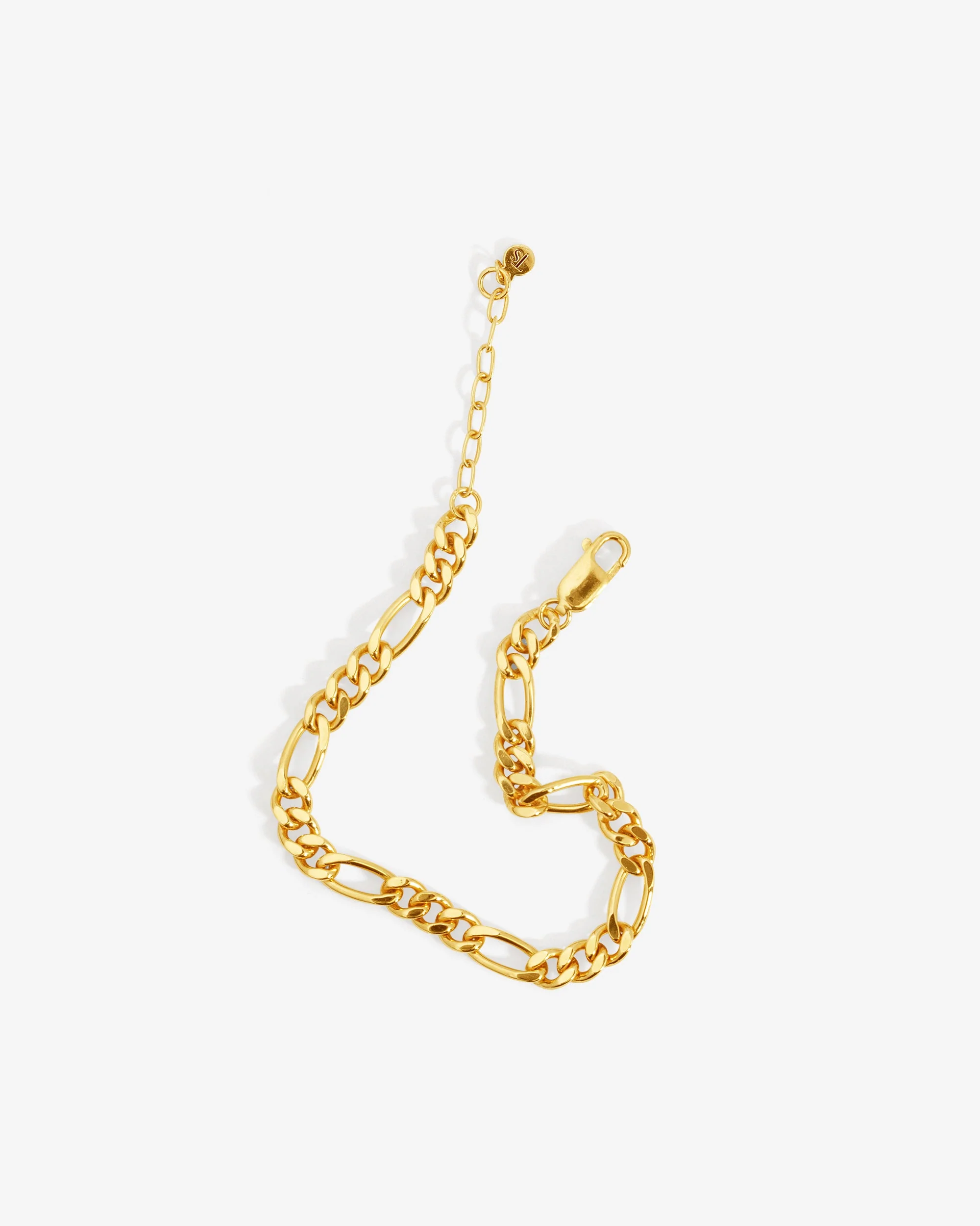 Figaro Bracelet 5.5mm Gold Vermeil
