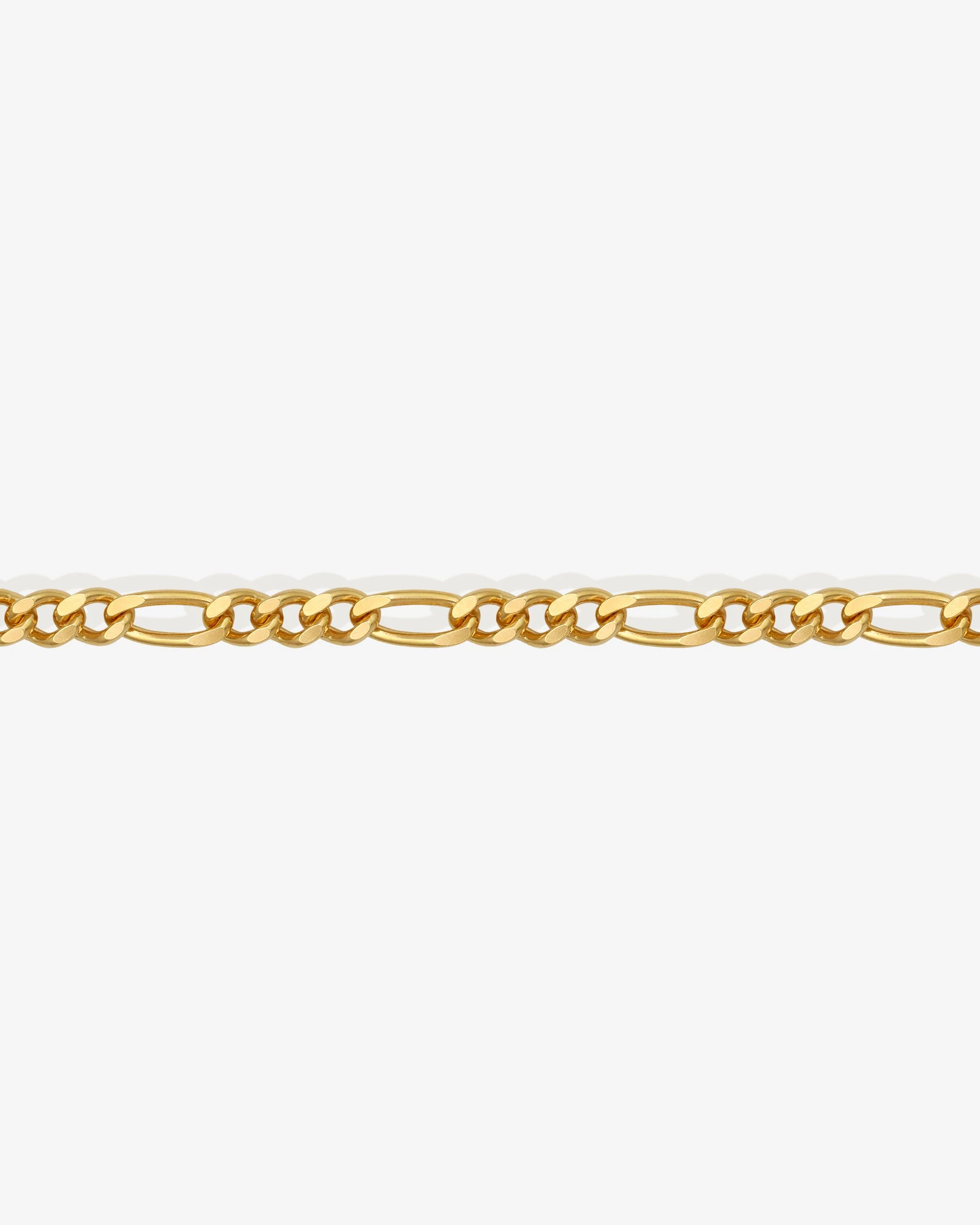 Figaro Bracelet 5.5mm Gold Vermeil - Image 3