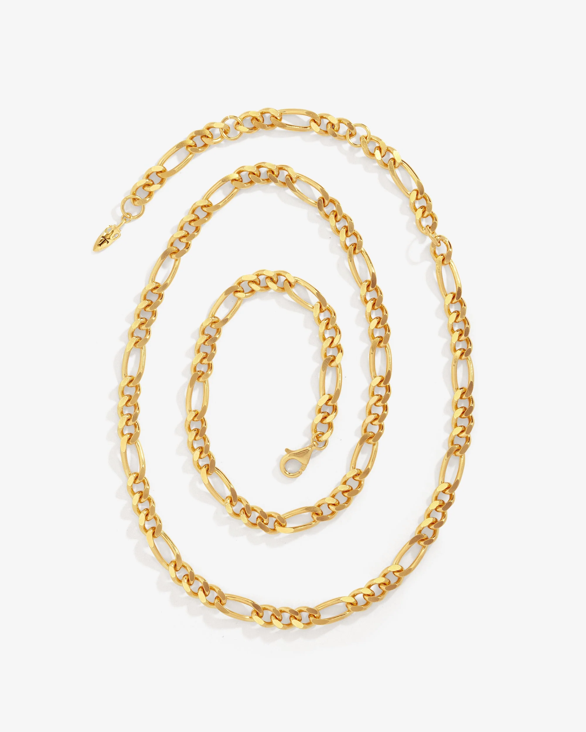 Figaro Chain 5.5mm Gold Vermeil - Image 3