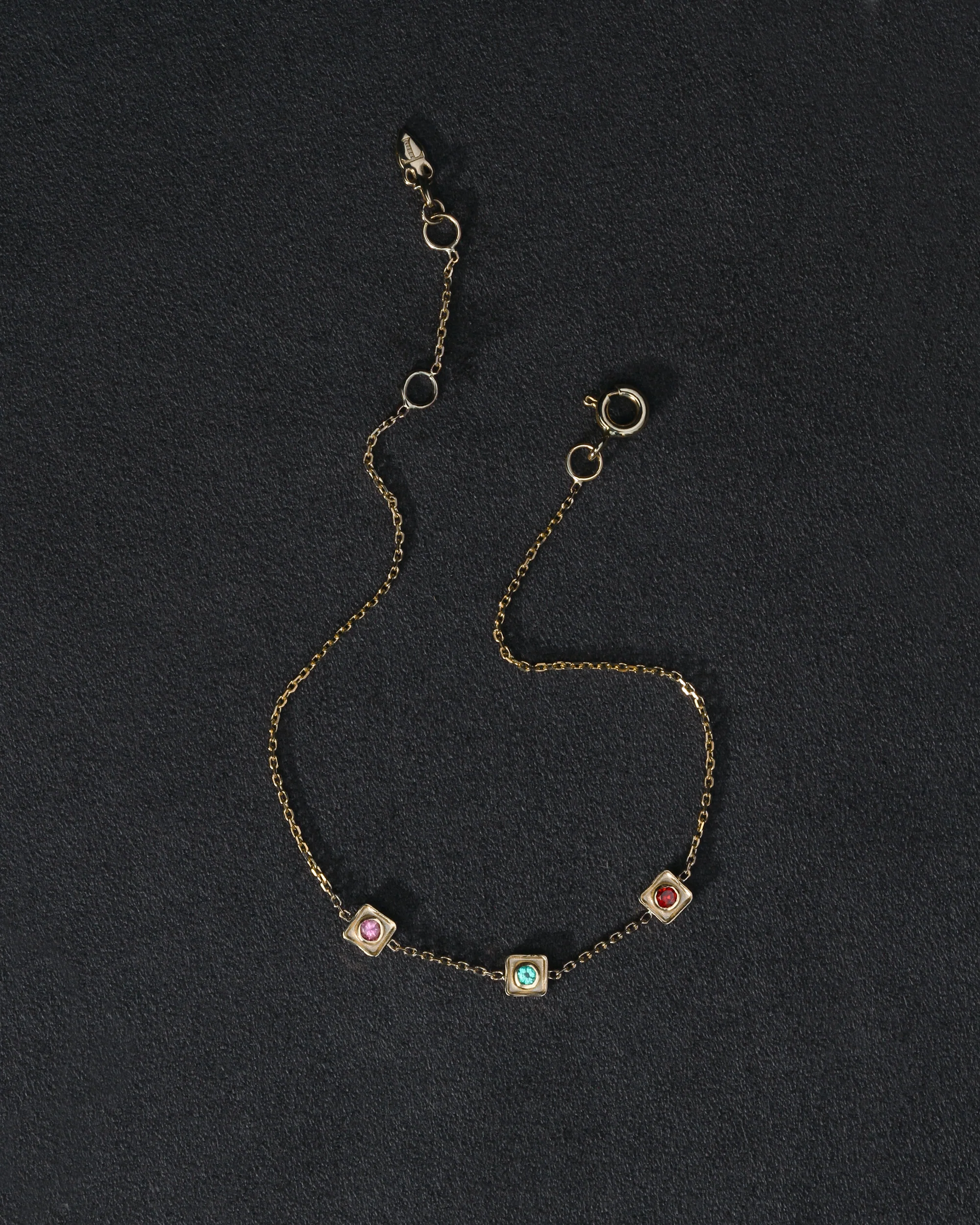 Florence Birthstone Bracelet 14K Solid Gold - Image 4