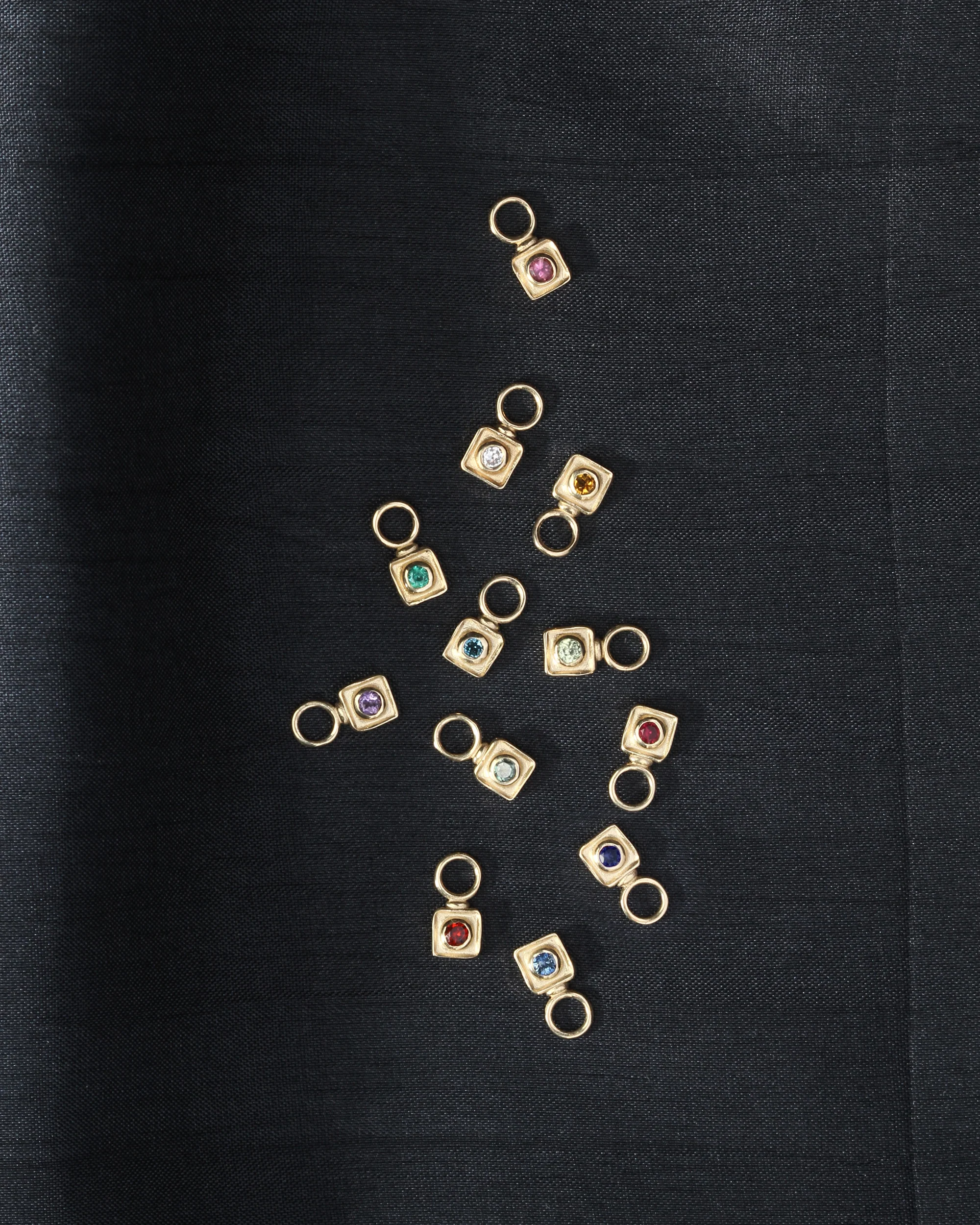 Florence Birthstone Ear Charm Solid Gold - Image 4