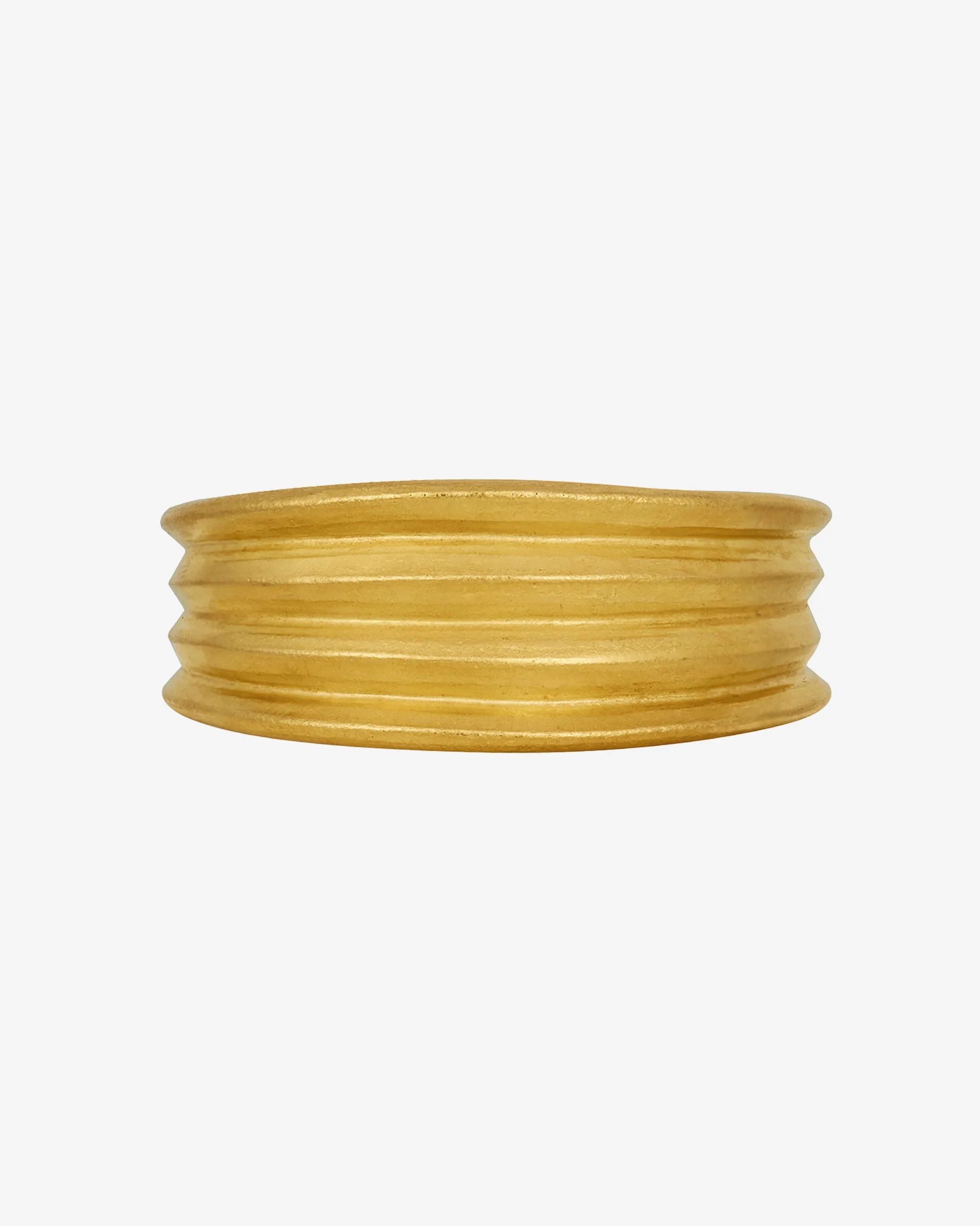 Fluted Cuff Solid Gold - Image 4