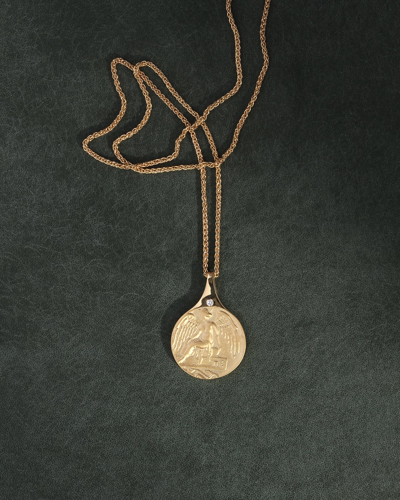 Guardian Angel Necklace Gold Vermeil - Image 3