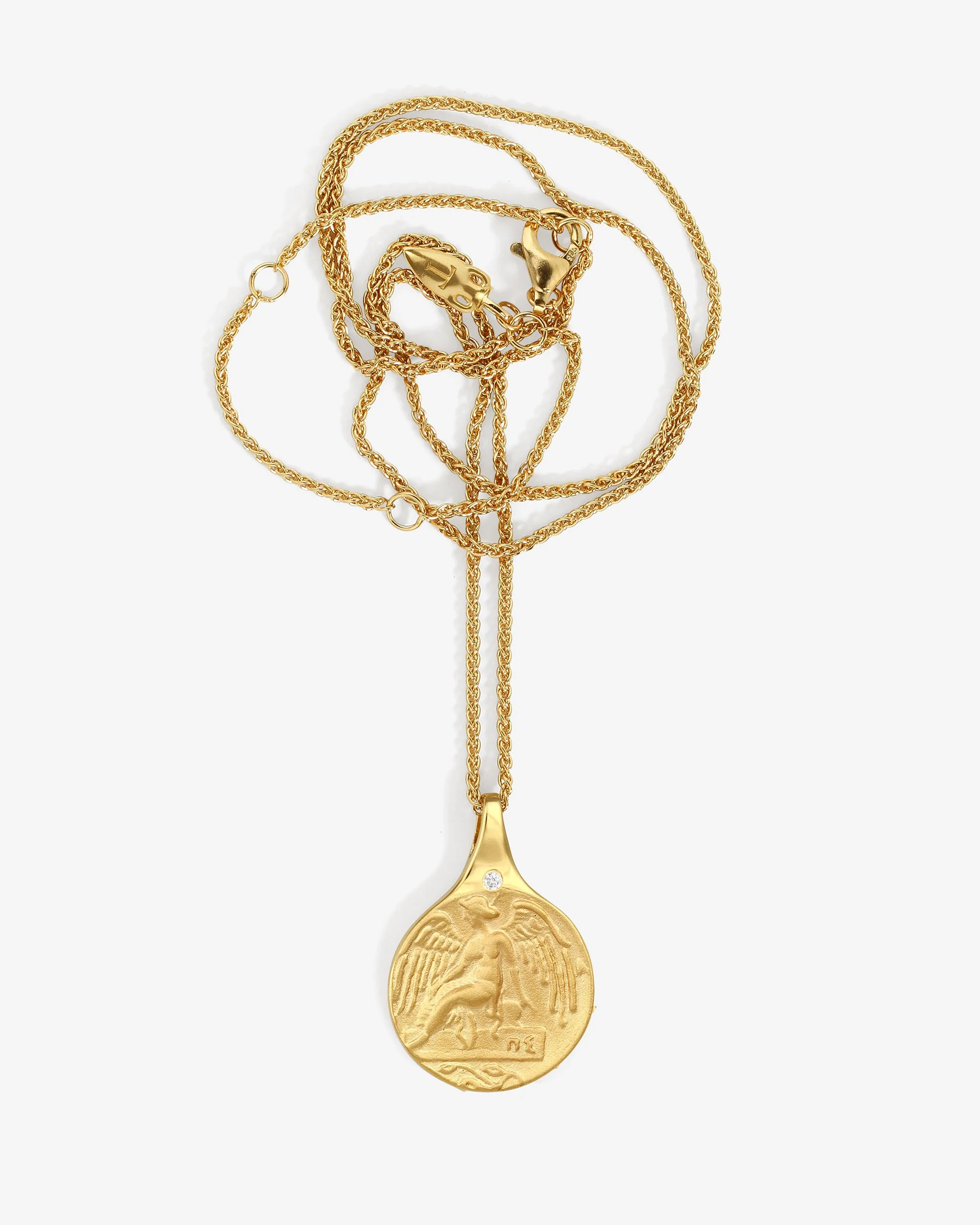 Guardian Angel Necklace Gold Vermeil - Image 4
