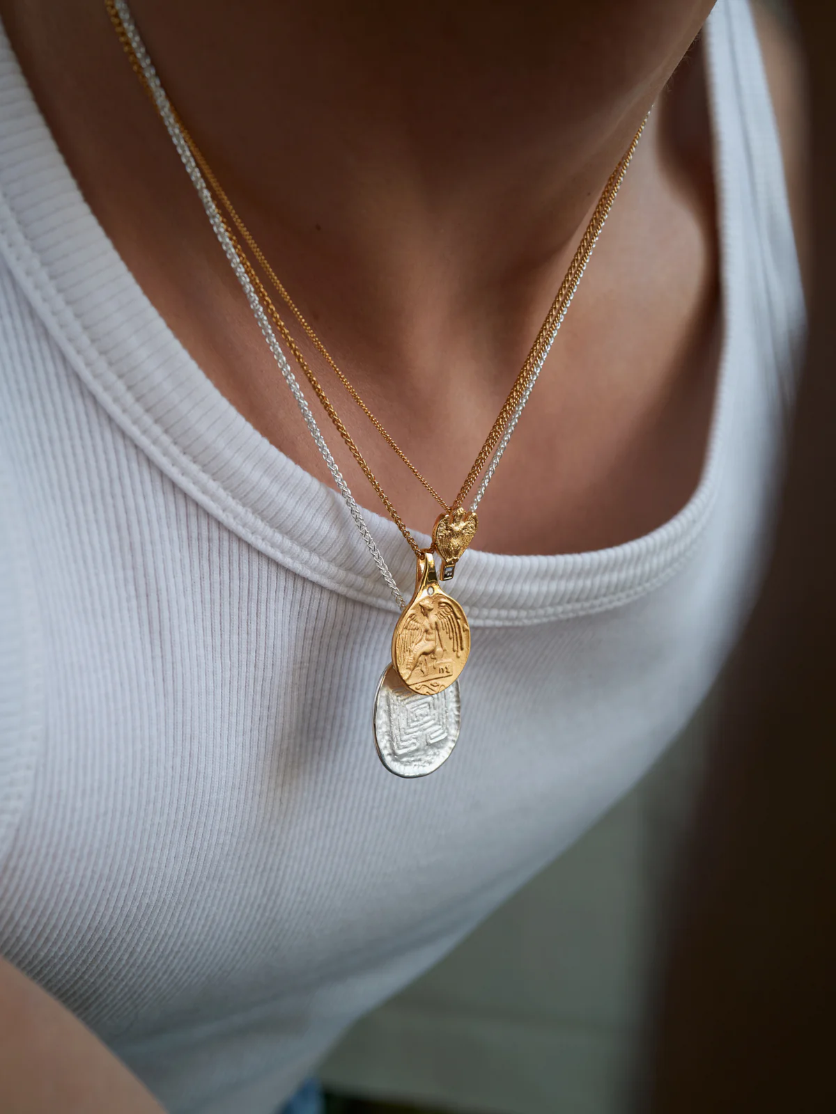 Guardian Angel Necklace Gold Vermeil - Image 6